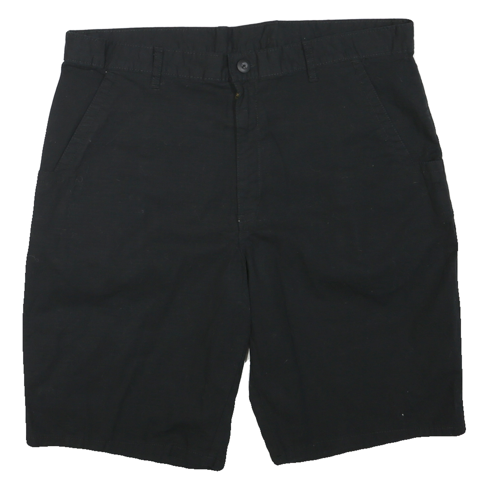 DICKIES Mens Black Casual Shorts L W38 Workwear Durable Polyester Blend Refurbished - N/A refurbished available on Cerqular