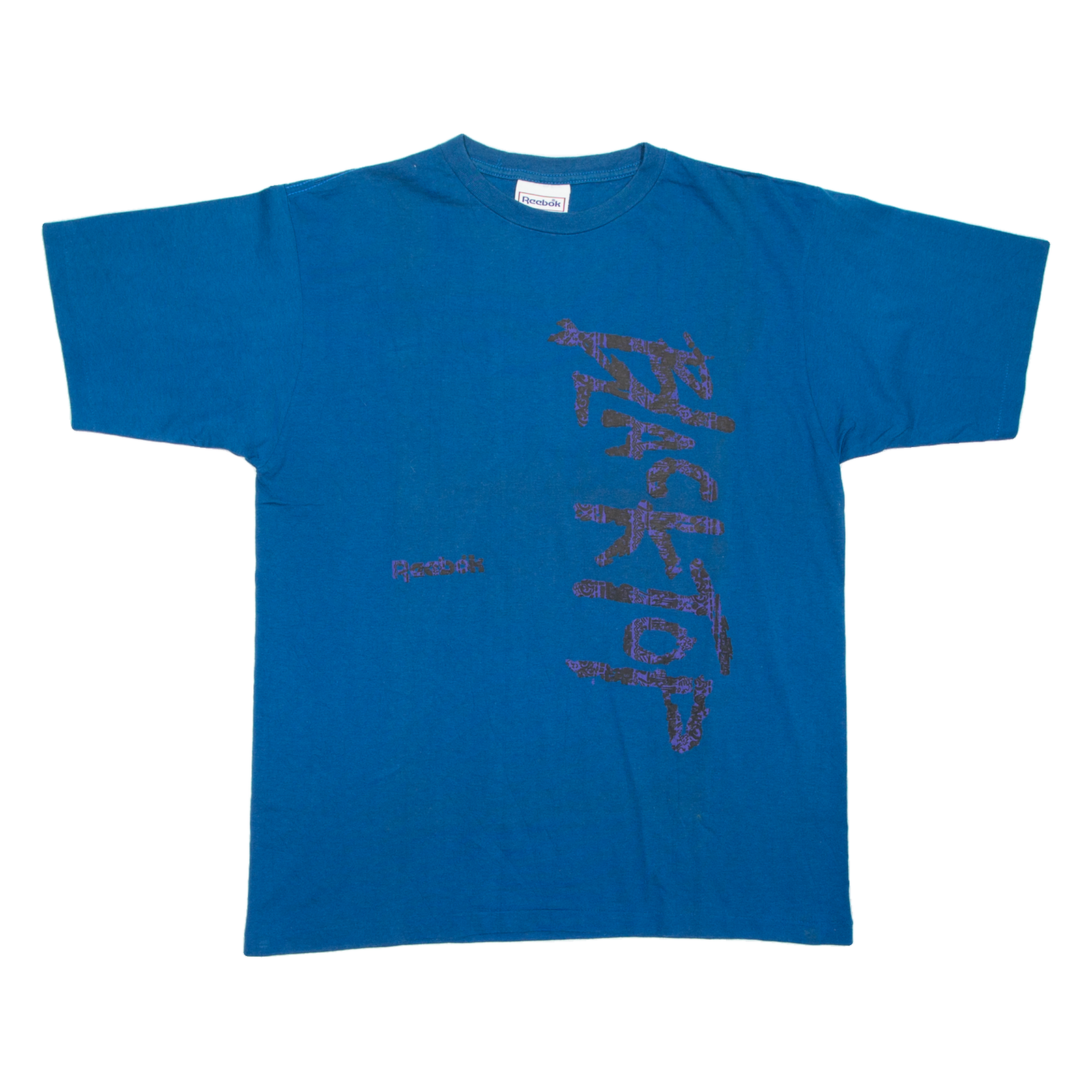 REEBOK Mens T-Shirt Blue L Refurbished - N/A refurbished available on Cerqular