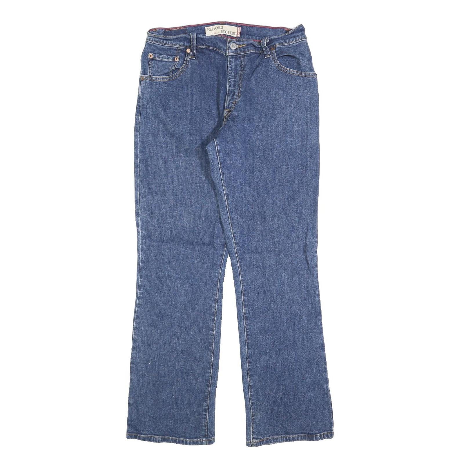 LEVI'S 550 Straight Womens Jeans Blue Relaxed Straight Denim Medium W30 L30 Refurbished - N/A refurbished available on Cerqular