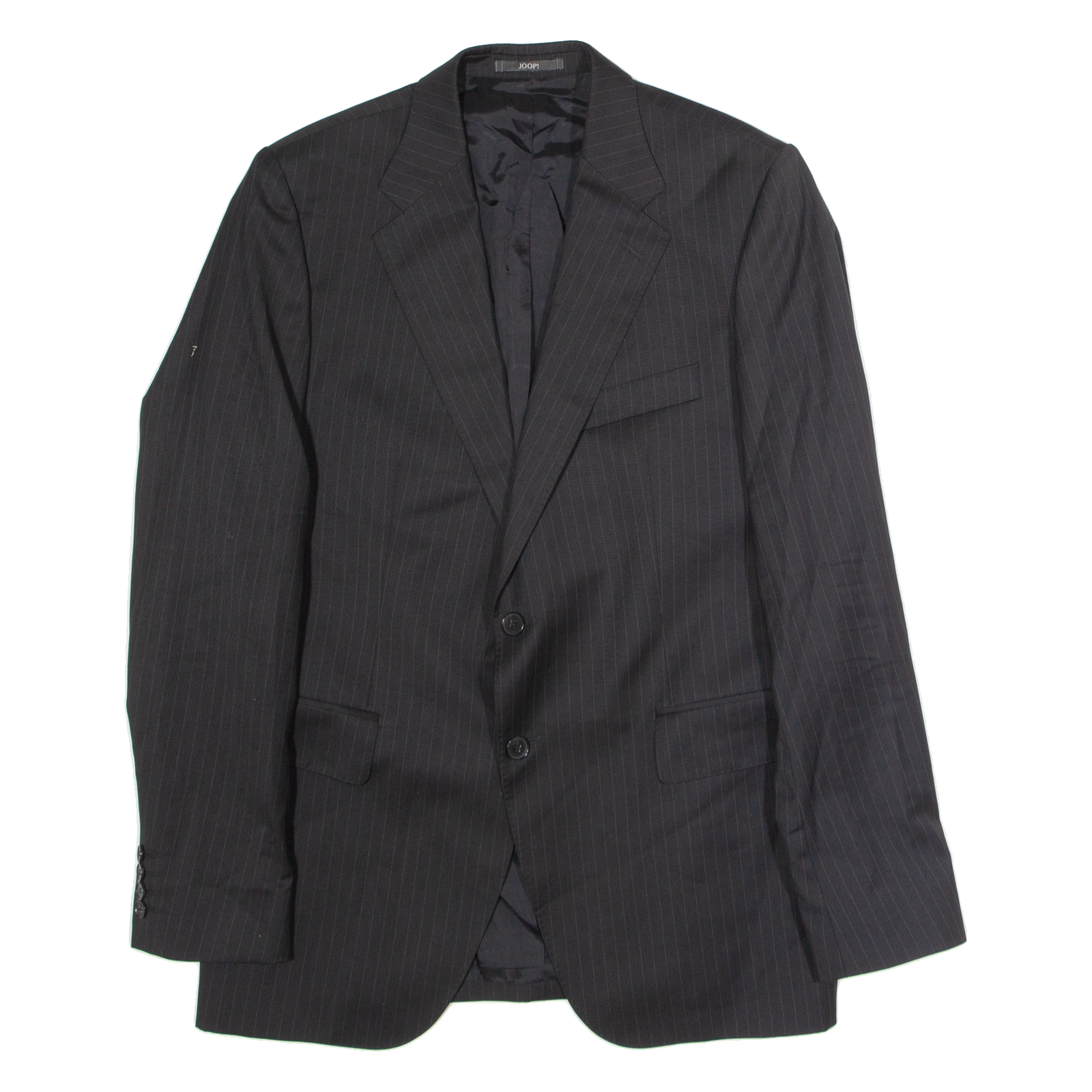 JOOP! Mens Blazer Jacket Black Wool Pinstripe M Refurbished - N/A refurbished available on Cerqular