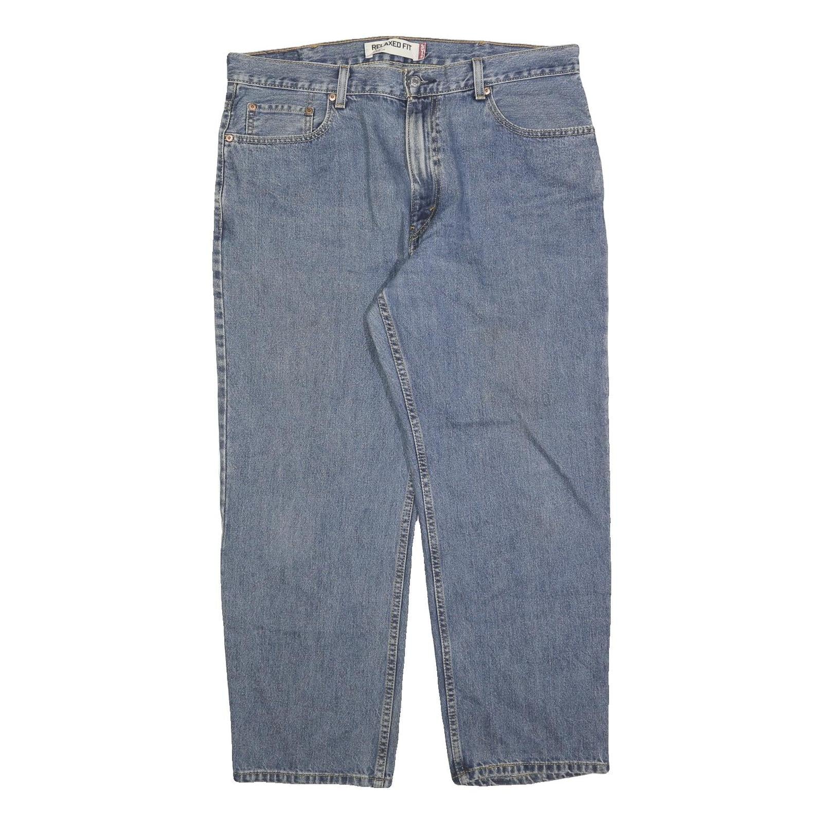 LEVI'S 550 Straight Mens Jeans Blue Relaxed Straight Denim Medium W38 L29 Refurbished - N/A refurbished available on Cerqular