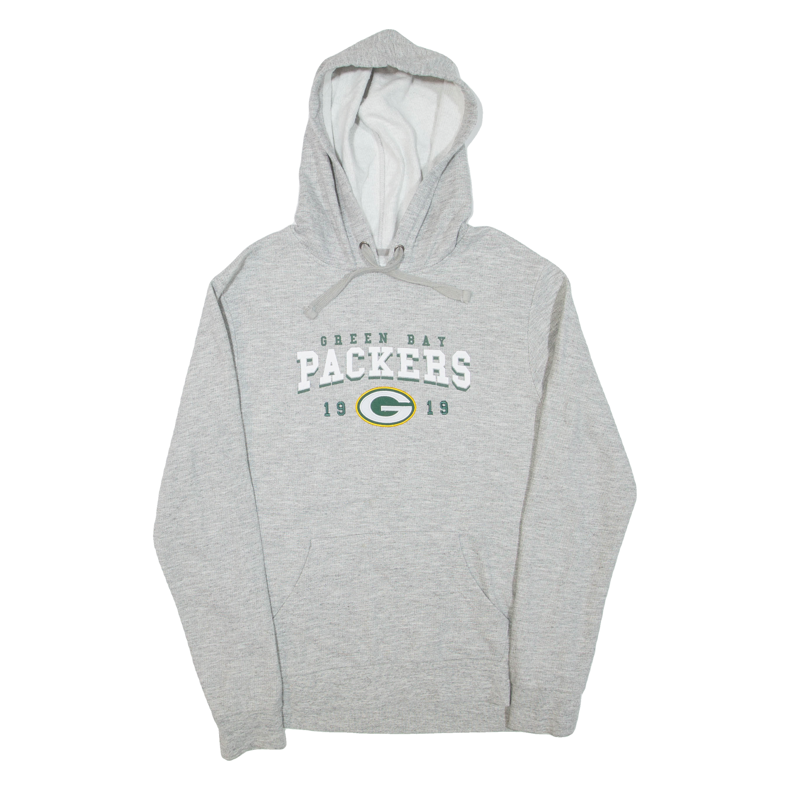 NFL Green Bay Packers Mens Grey Hoodie USA M Refurbished - N/A refurbished available on Cerqular