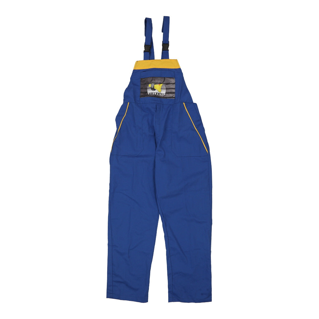 Valenti Dungarees - Medium Blue Polyester Refurbished - Thrifted (note: this is a term often used to describe second- refurbished available on Cerqular