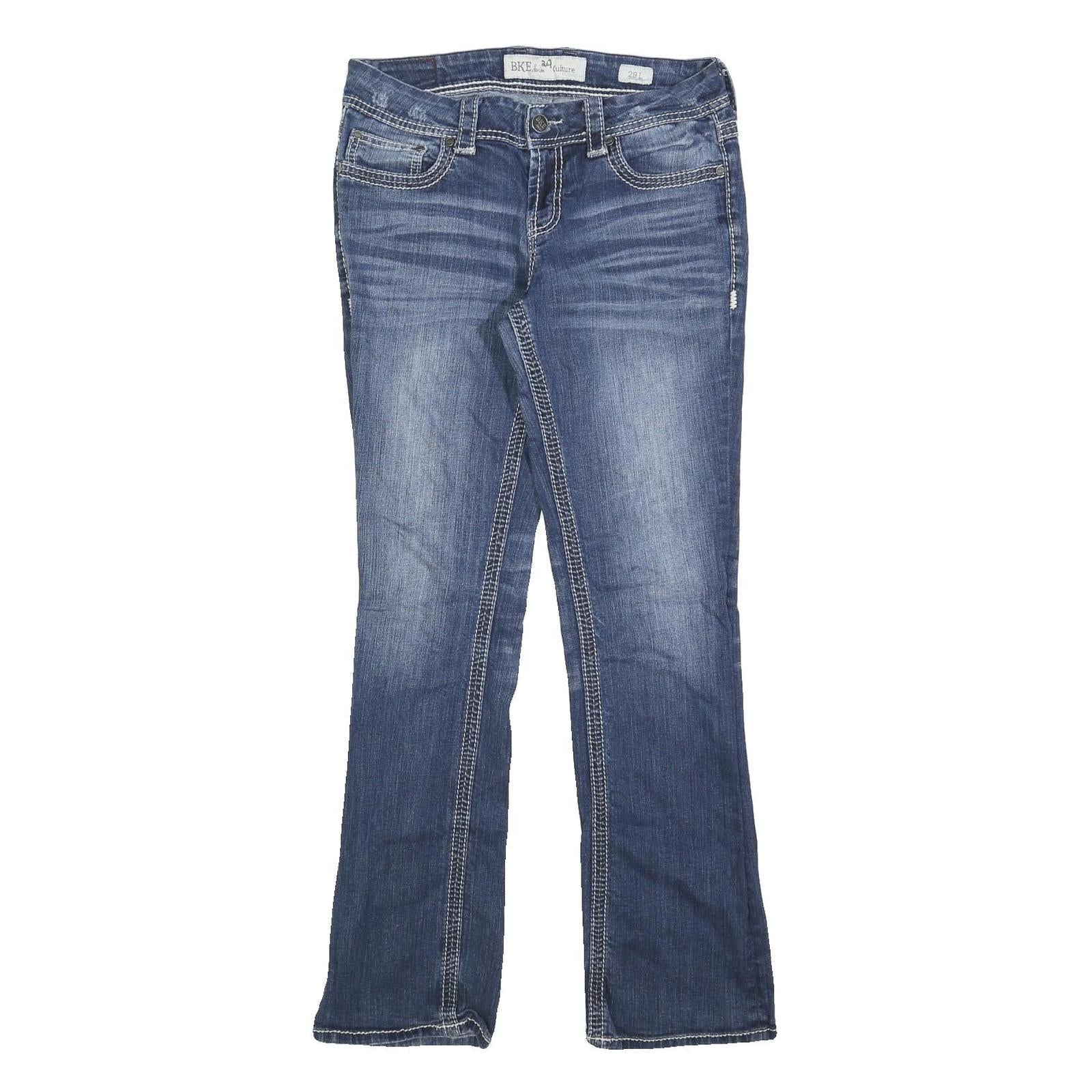 BKE Womens Blue Regular Fit Bootcut Denim Light Wash W32 L32 Stylish Casual Refurbished - N/A refurbished available on Cerqular