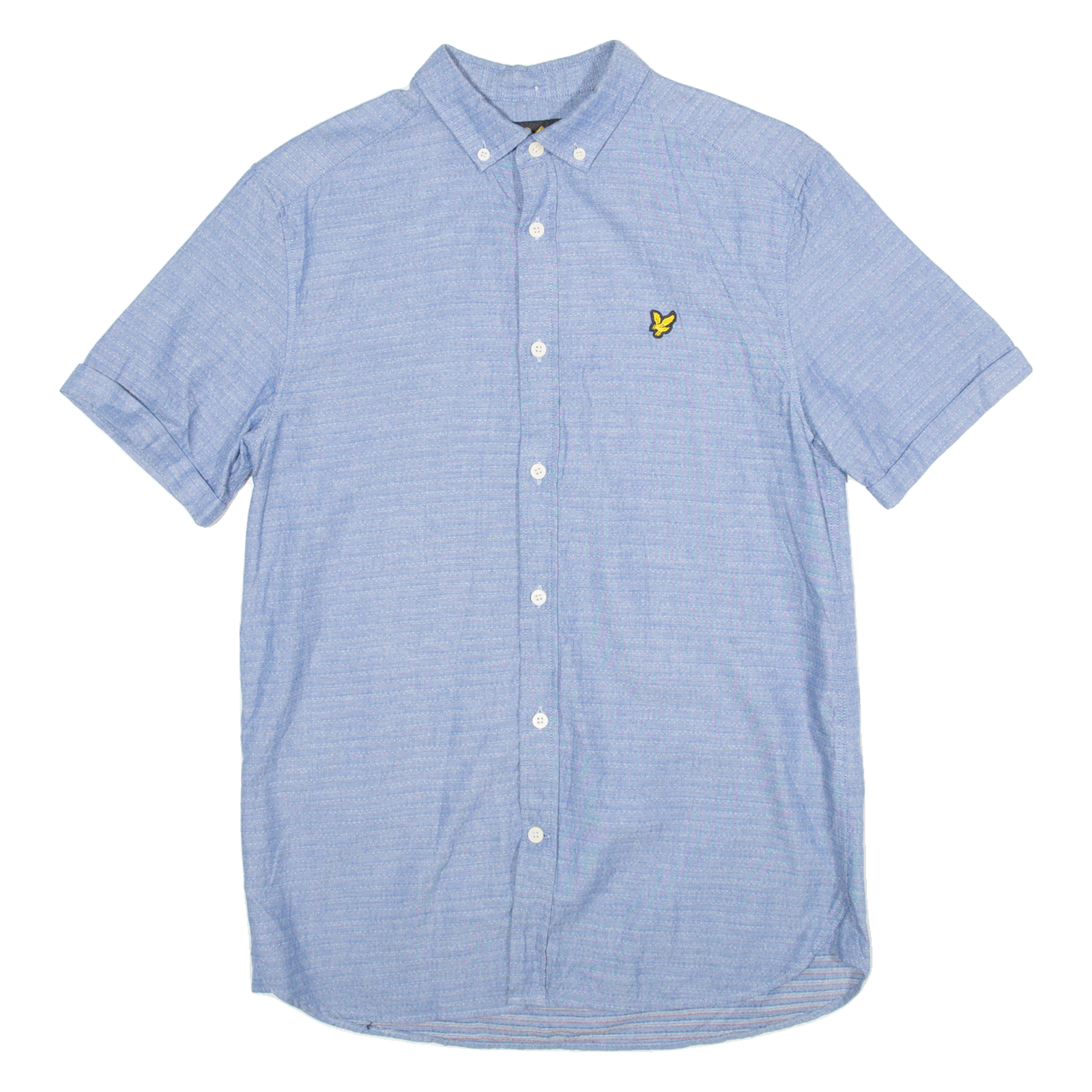LYLE & SCOTT Mens Plain Shirt Blue S Refurbished - N/A refurbished available on Cerqular