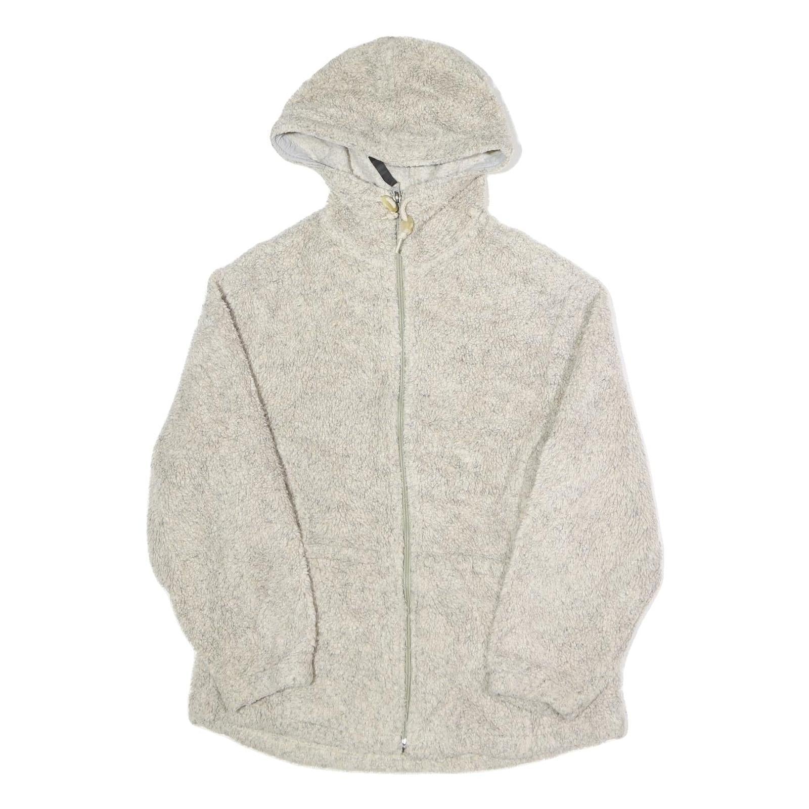 WOOLRICH Womens Beige Hooded Jacket S Polyester Blend Zip Casual Outerwear Refurbished - N/A refurbished available on Cerqular