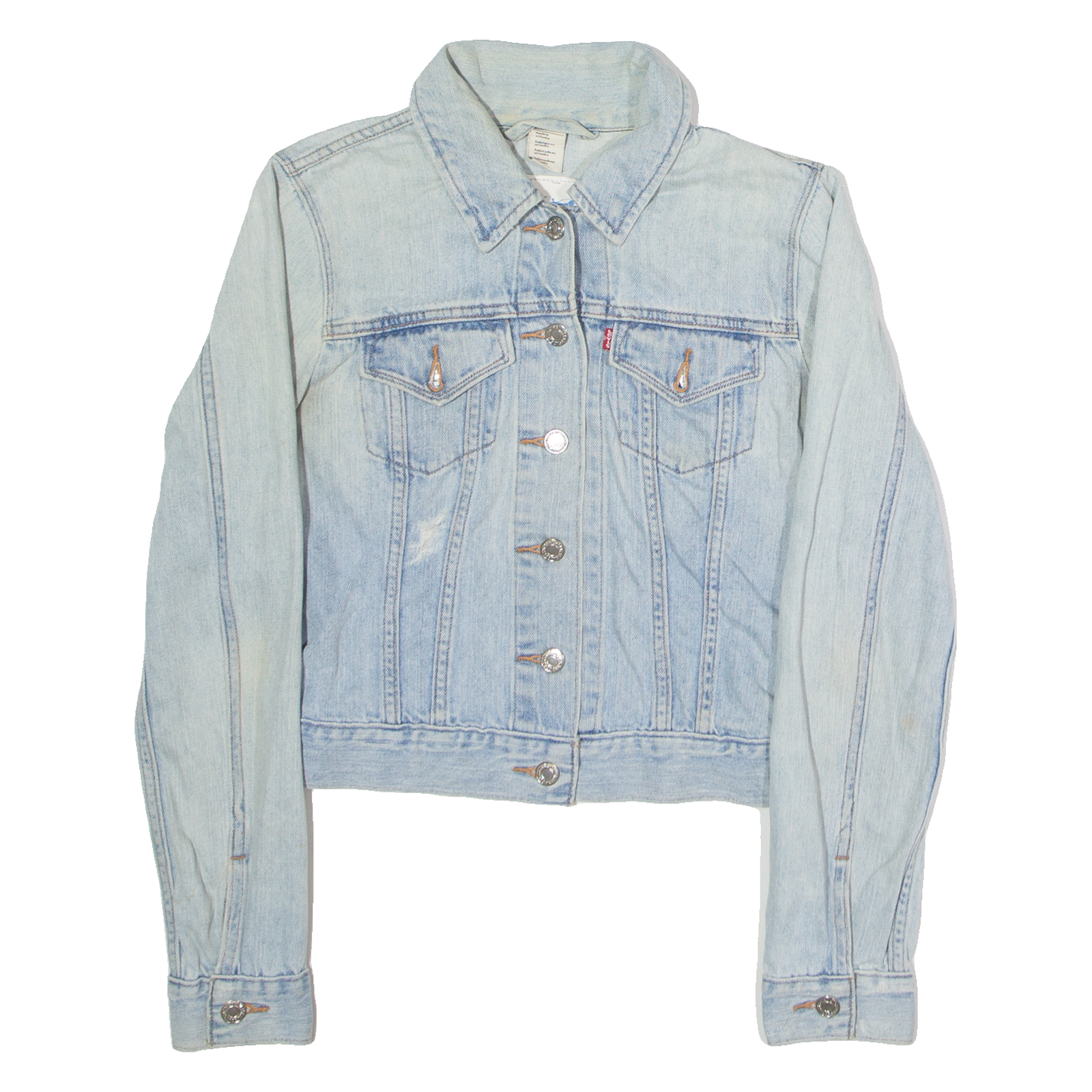 LEVI'S Womens Denim Jacket Blue S Refurbished - N/A refurbished available on Cerqular
