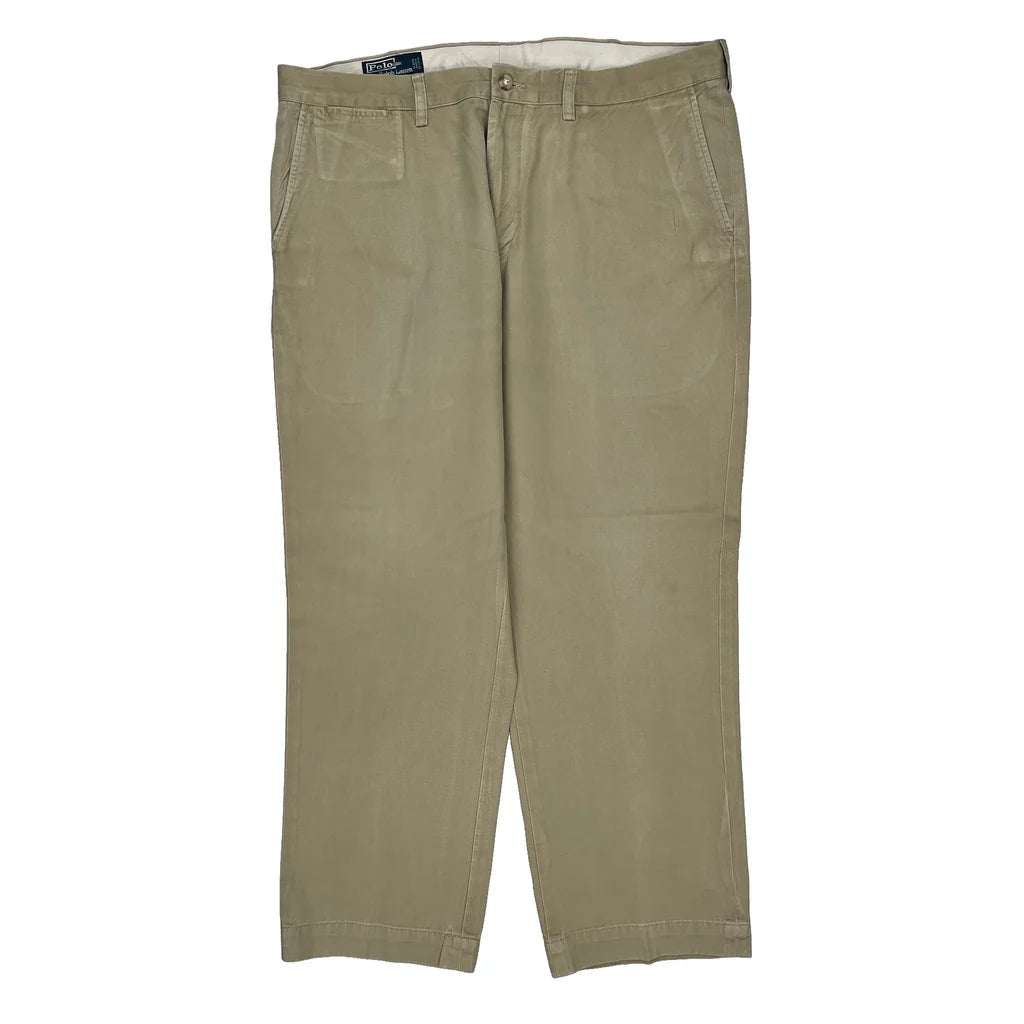 Polo By Ralph Lauren Chinos - 38W 30L Beige Cotton Refurbished - Thrifted (note: this is a term often used to describe second- refurbished available on Cerqular