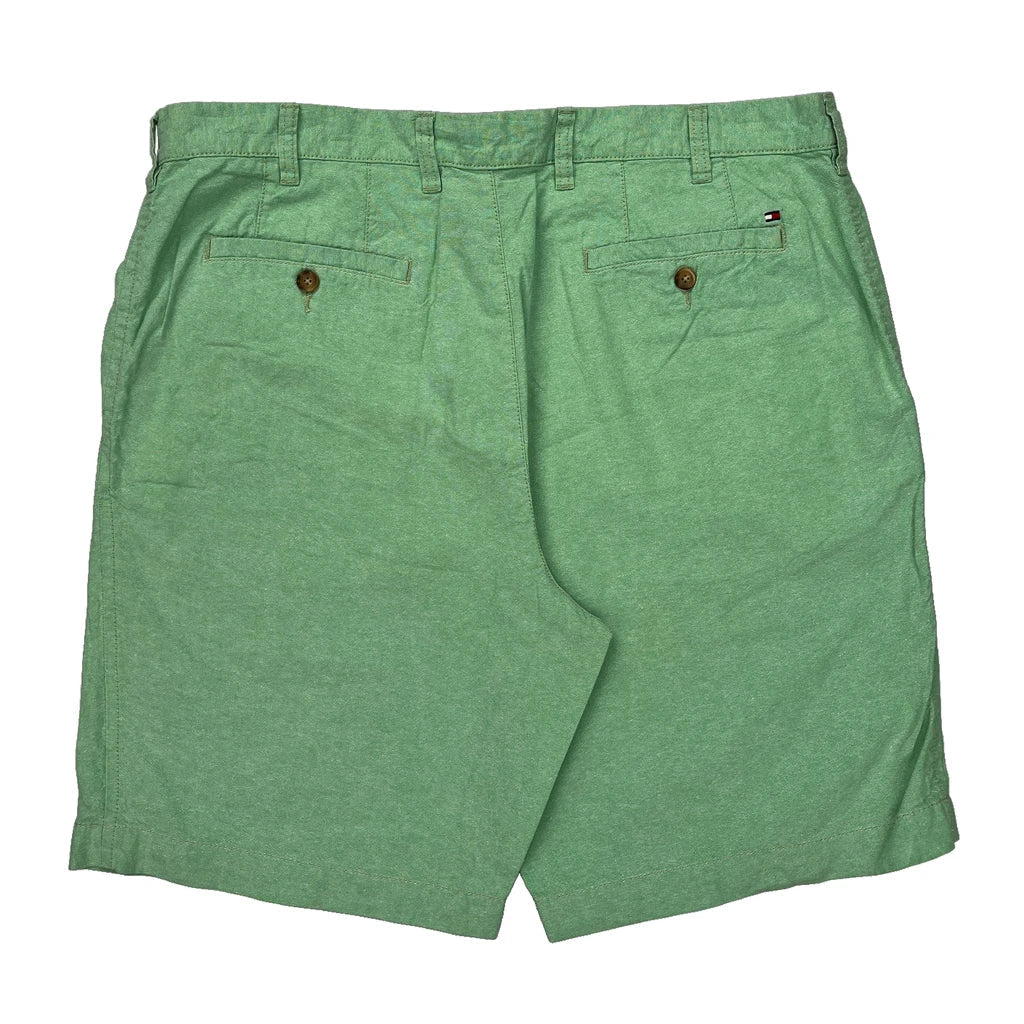 Tommy Hilfiger Chino Shorts - 38W 9L Green Cotton Refurbished - Thrifted (note: this is a term often used to describe second- refurbished available on Cerqular