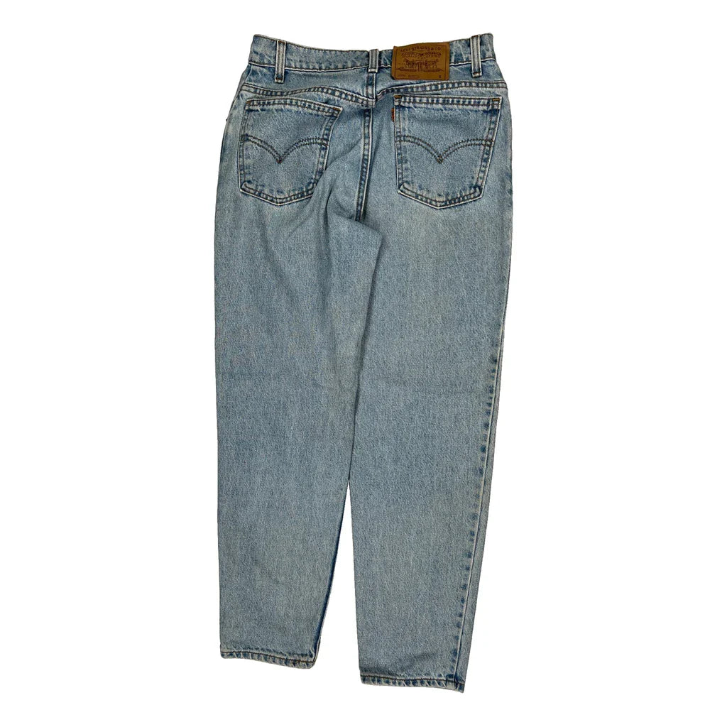 Made In USA Levis 950 Jeans - 28W UK 8 Light Wash Cotton Refurbished - Thrifted (note: this is a term often used to describe second- refurbished available on Cerqular