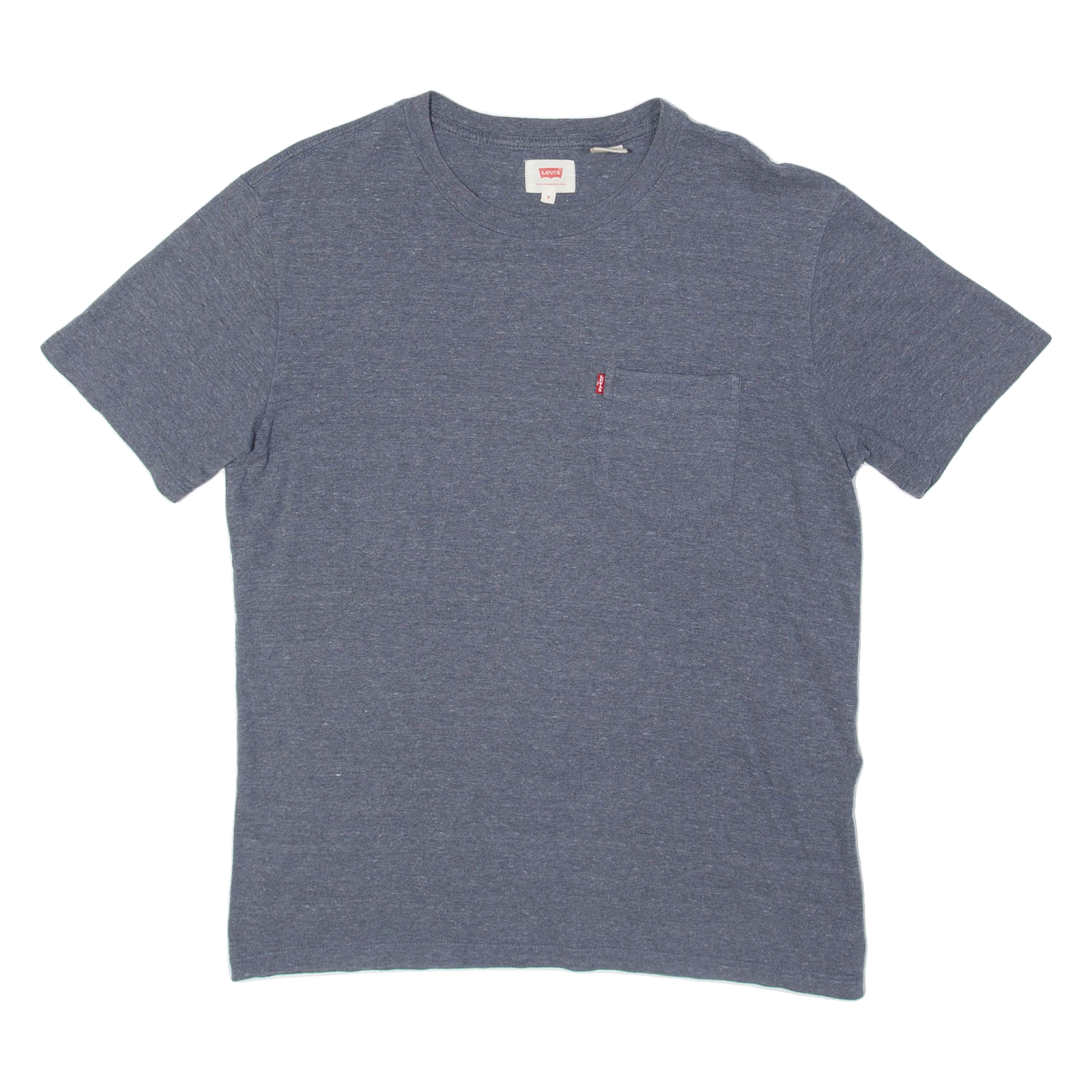 LEVI'S Mens T-Shirt Grey S Refurbished - N/A refurbished available on Cerqular