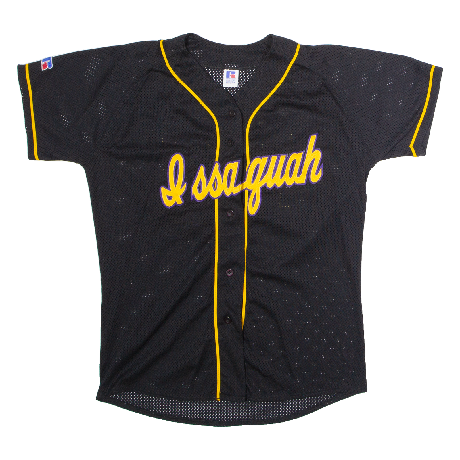 Buy RUSSELL ATHLETIC Issaquah Baseball #16 Womens Jersey Black USA V-Neck Nylon M Refurbished - $44.19 RUSSELL ATHLETIC Issaquah Baseball #16 Womens Jersey Black USA V-Neck Nylon M Refurbished - N/A refurbished available on Cerqular