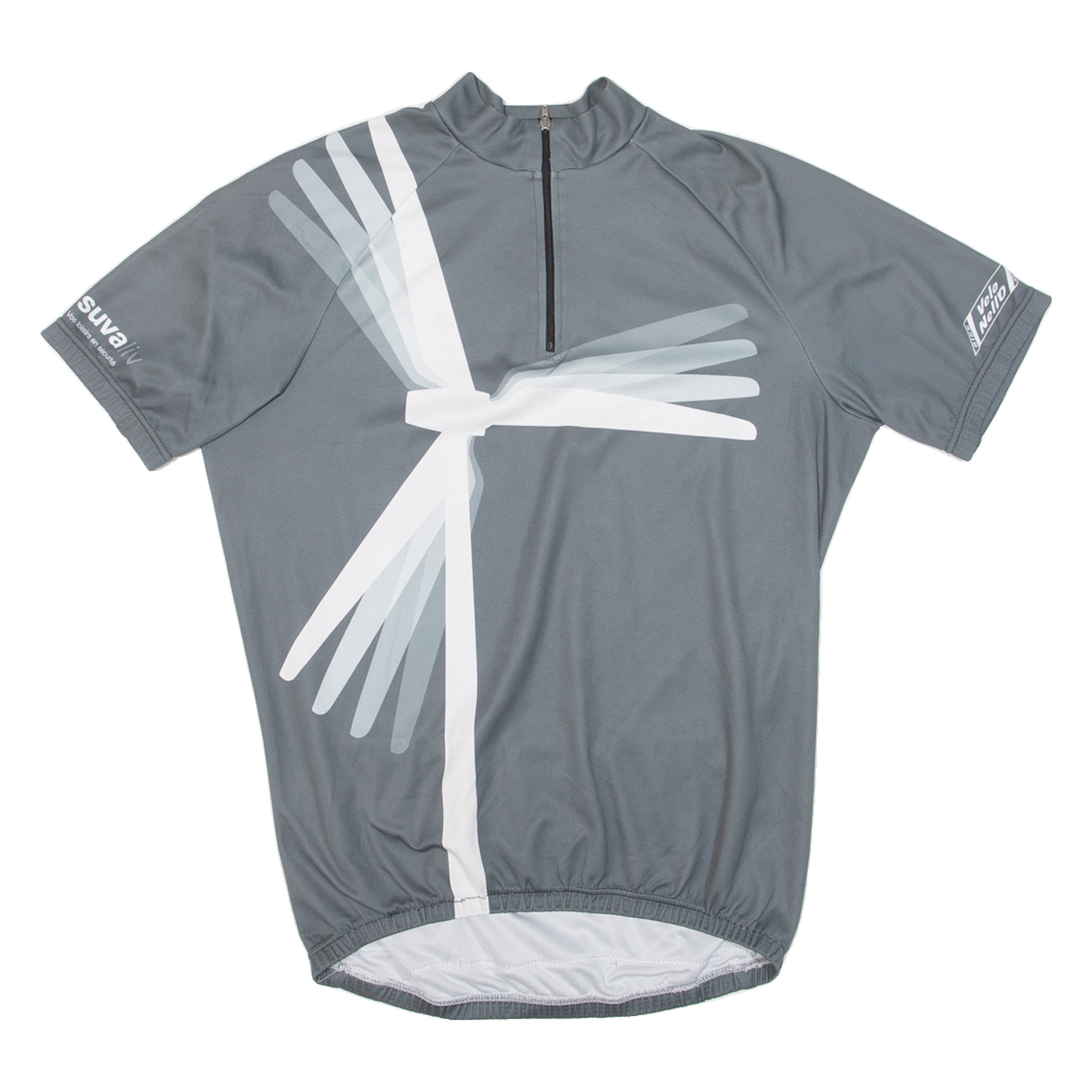 Cycling Mens Jersey Grey 1/4 Zip L Refurbished - N/A refurbished available on Cerqular