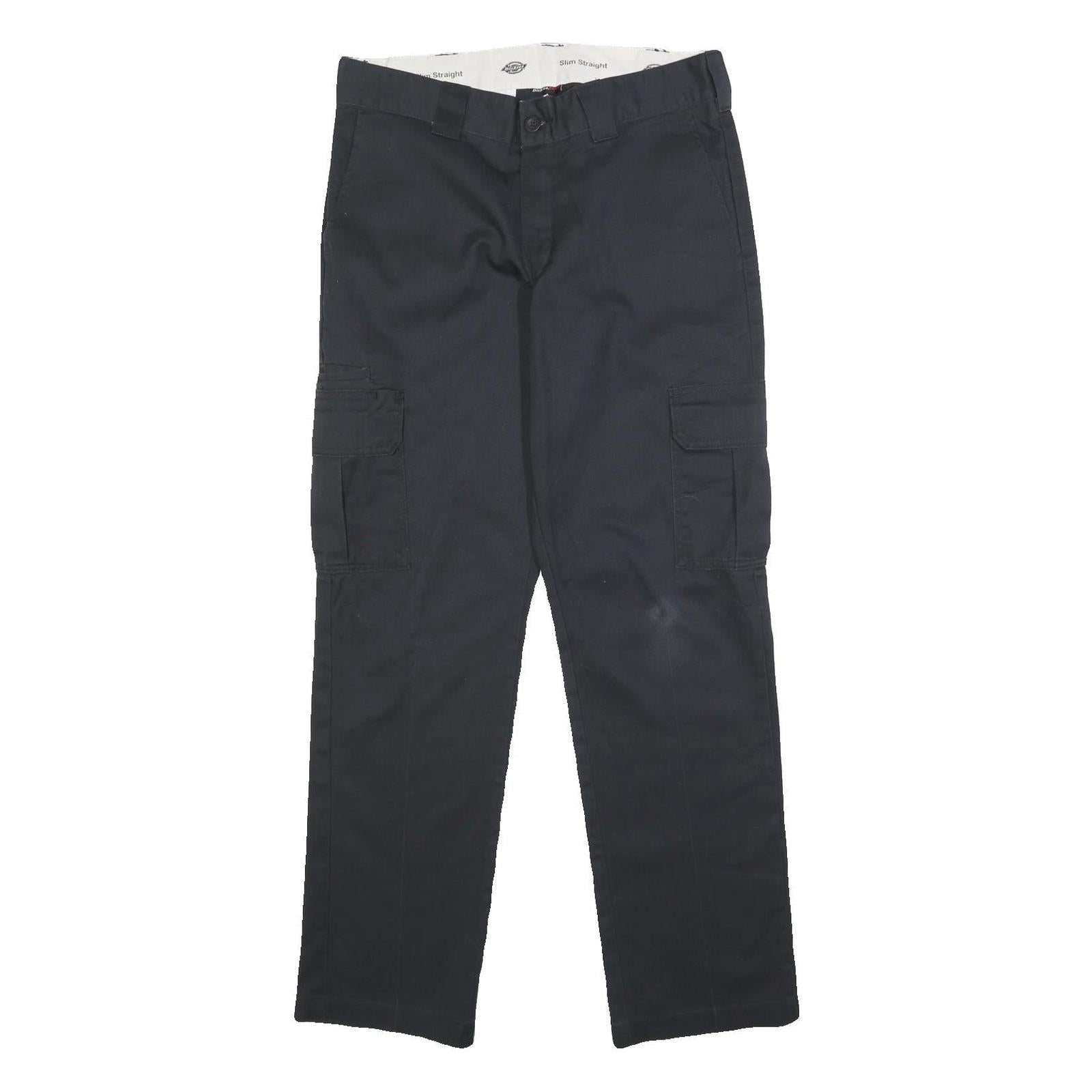 Buy DICKIES Mens Cotton Blend Black Slim Straight Trousers W32 L29 Workwear Zip Refurbished - $37.69 DICKIES Mens Cotton Blend Black Slim Straight Trousers W32 L29 Workwear Zip Refurbished - N/A refurbished available on Cerqular