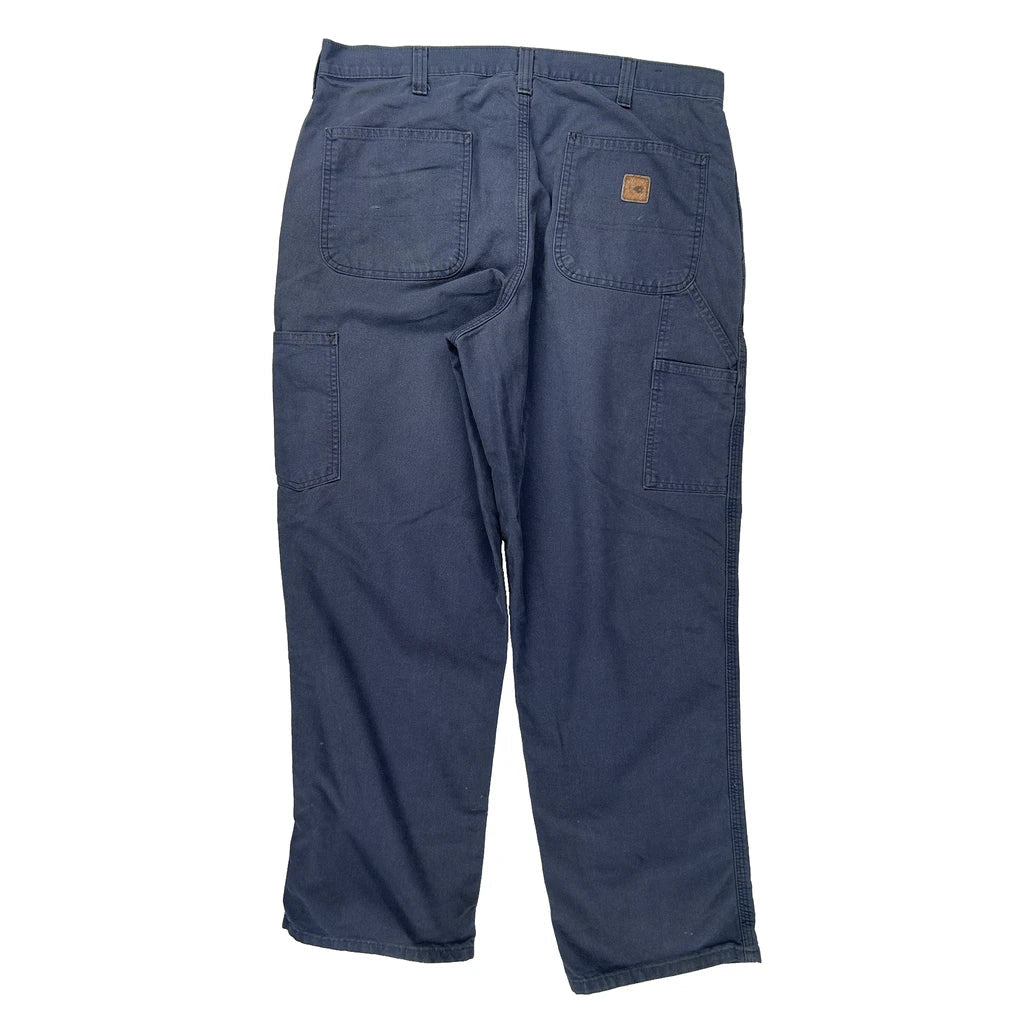 Buy Carhartt Cargo Trousers - 34W 30L Blue Cotton Refurbished - $64.31 Carhartt Cargo Trousers - 34W 30L Blue Cotton Refurbished - Thrifted (note: this is a term often used to describe second- refurbished available on Cerqular