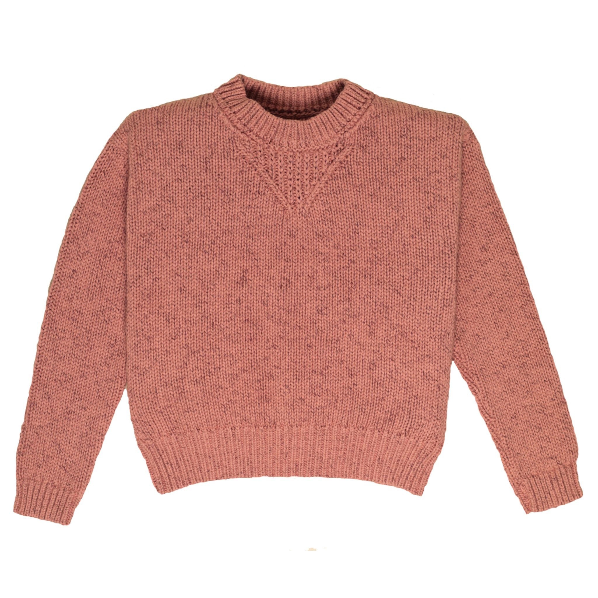 Chunky Marled Cotton Sweater | Size: 10-11 Refurbished - Firebird Kids refurbished available on Cerqular