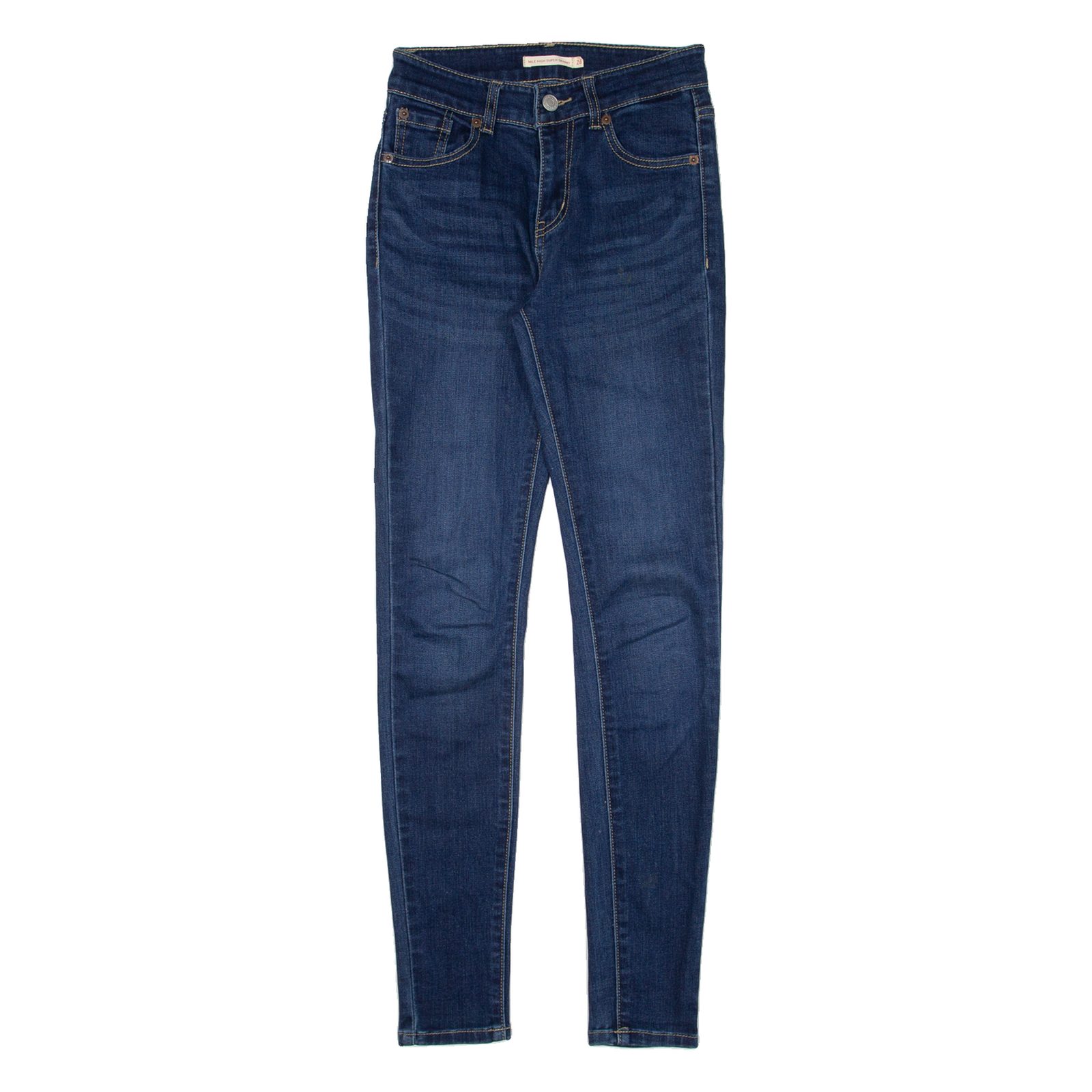 LEVI'S Mile High Womens Jeans Blue Slim Skinny W26 L30 Refurbished - N/A refurbished available on Cerqular