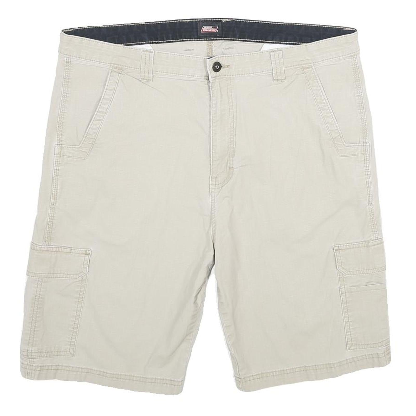 DICKIES Mens Shorts Beige Casual Cargo L W36 Workwear Durable Polyester Refurbished - N/A refurbished available on Cerqular