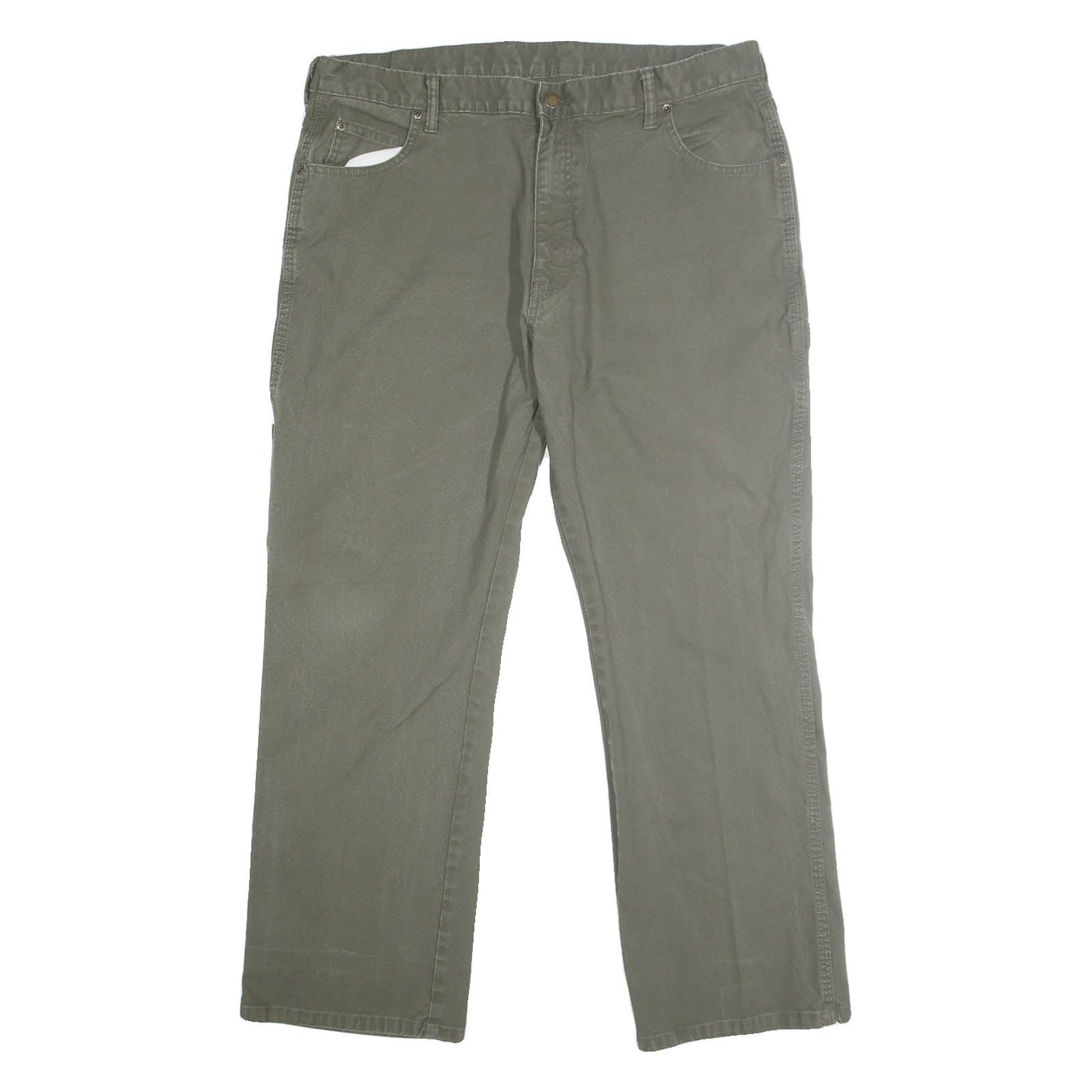 DICKIES Mens Jeans Beige Regular Straight Denim W36 L30 Cotton Blend Zip Refurbished - N/A refurbished available on Cerqular