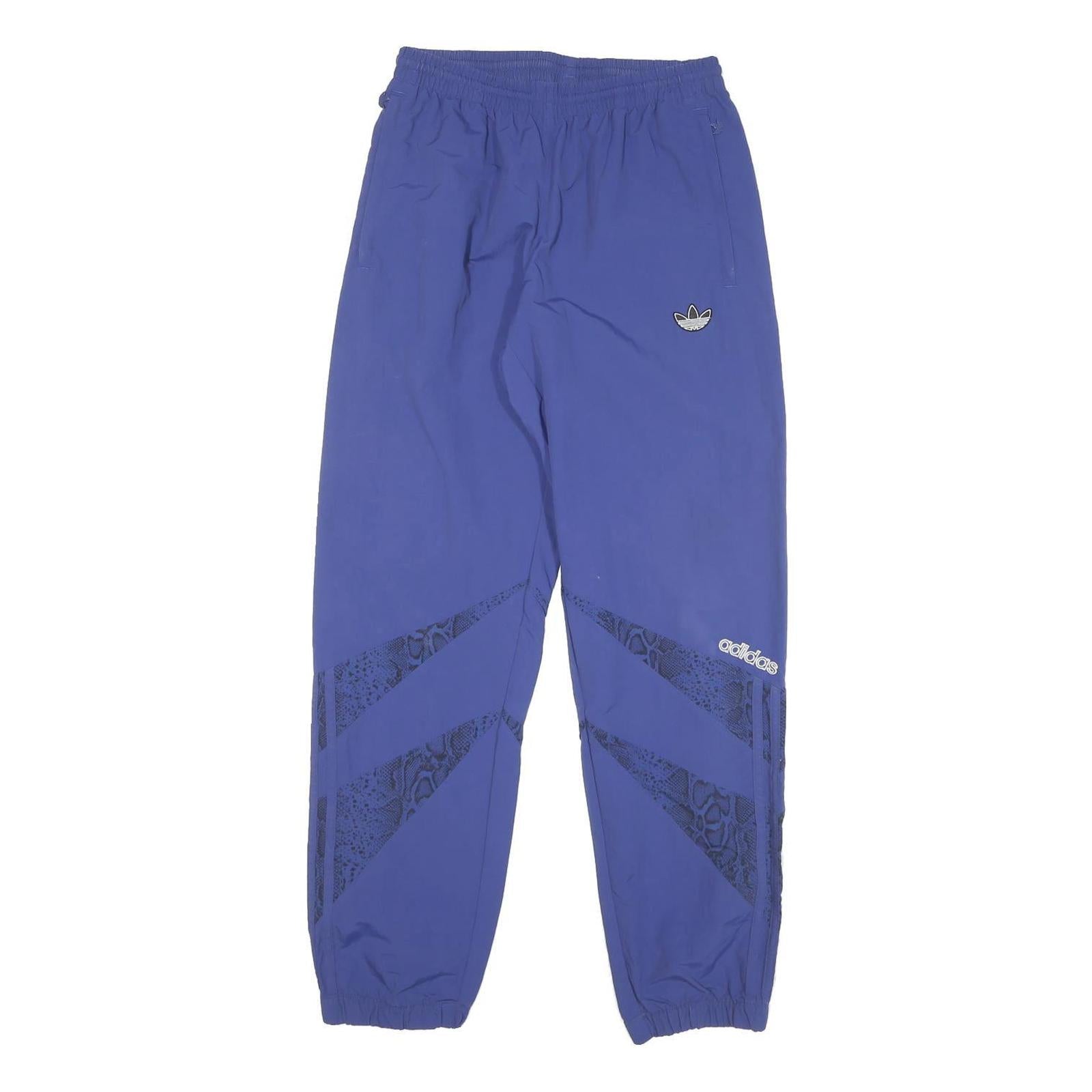 ADIDAS Mens Joggers Blue Slim Tapered S W25 L29 Polyester Sports Casual Refurbished - N/A refurbished available on Cerqular