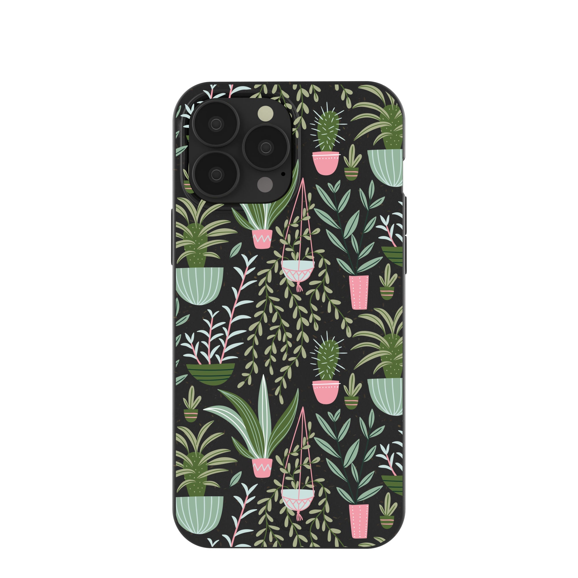 Black Indoor Garden iPhone 13 Pro Max Case Refurbished - Pela Case refurbished available on Cerqular