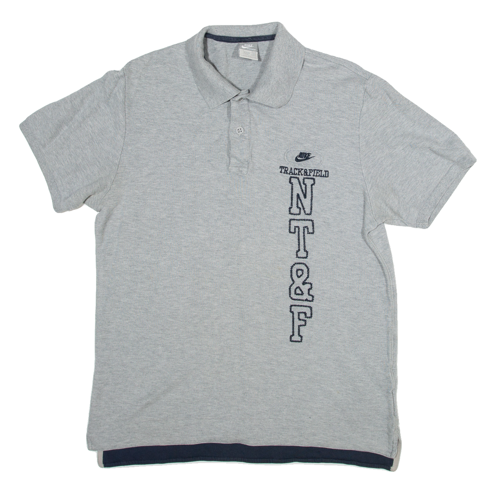 NIKE Mens Polo Shirt Grey L Refurbished - N/A refurbished available on Cerqular