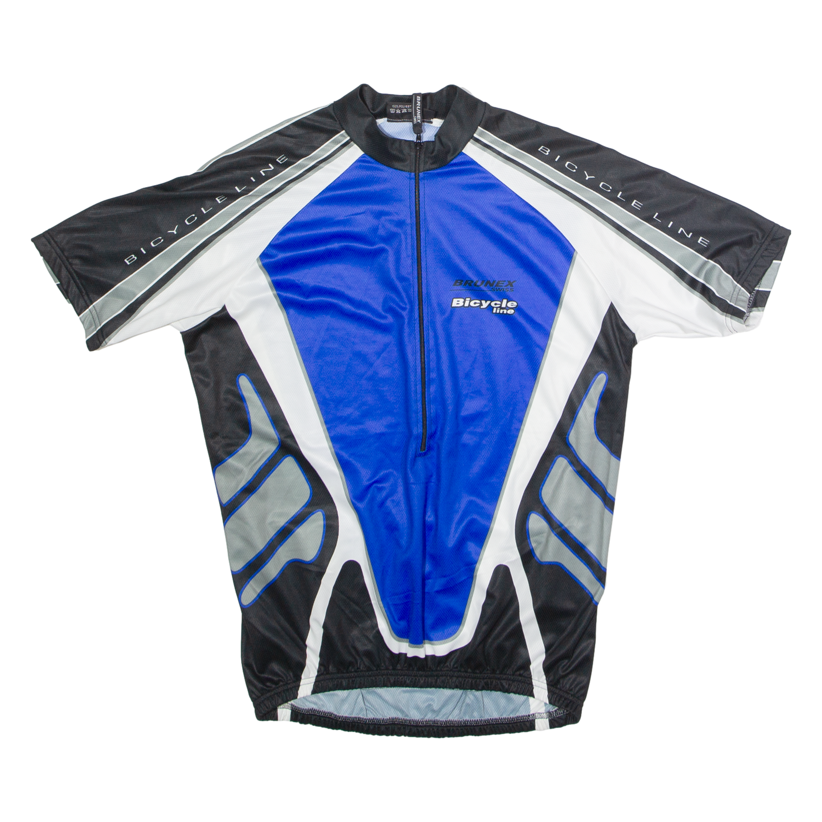 BRUNEX Cycling Mens Jersey Blue 1/2 Zip L Refurbished - N/A refurbished available on Cerqular