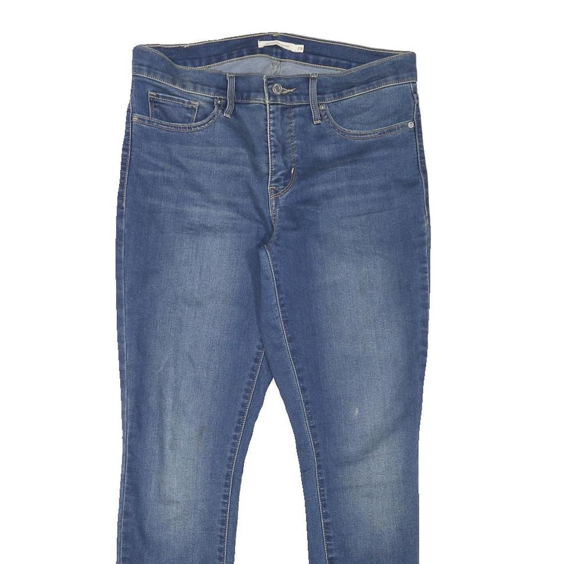 LEVI'S Womens Jeans Blue Slim Skinny Denim Medium W30 L27 Stretch Zip Pocket Refurbished - N/A refurbished available on Cerqular