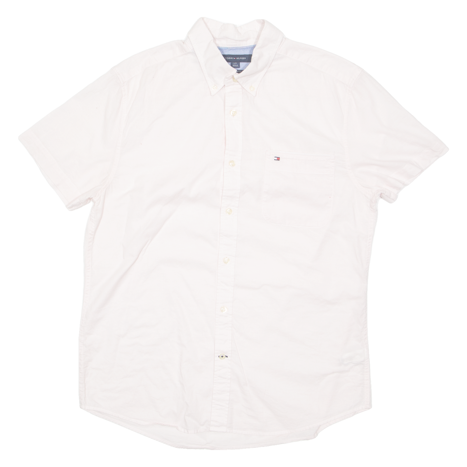 Buy TOMMY HILFIGER Mens Plain Shirt Pink L Refurbished - $31.19 TOMMY HILFIGER Mens Plain Shirt Pink L Refurbished - N/A refurbished available on Cerqular