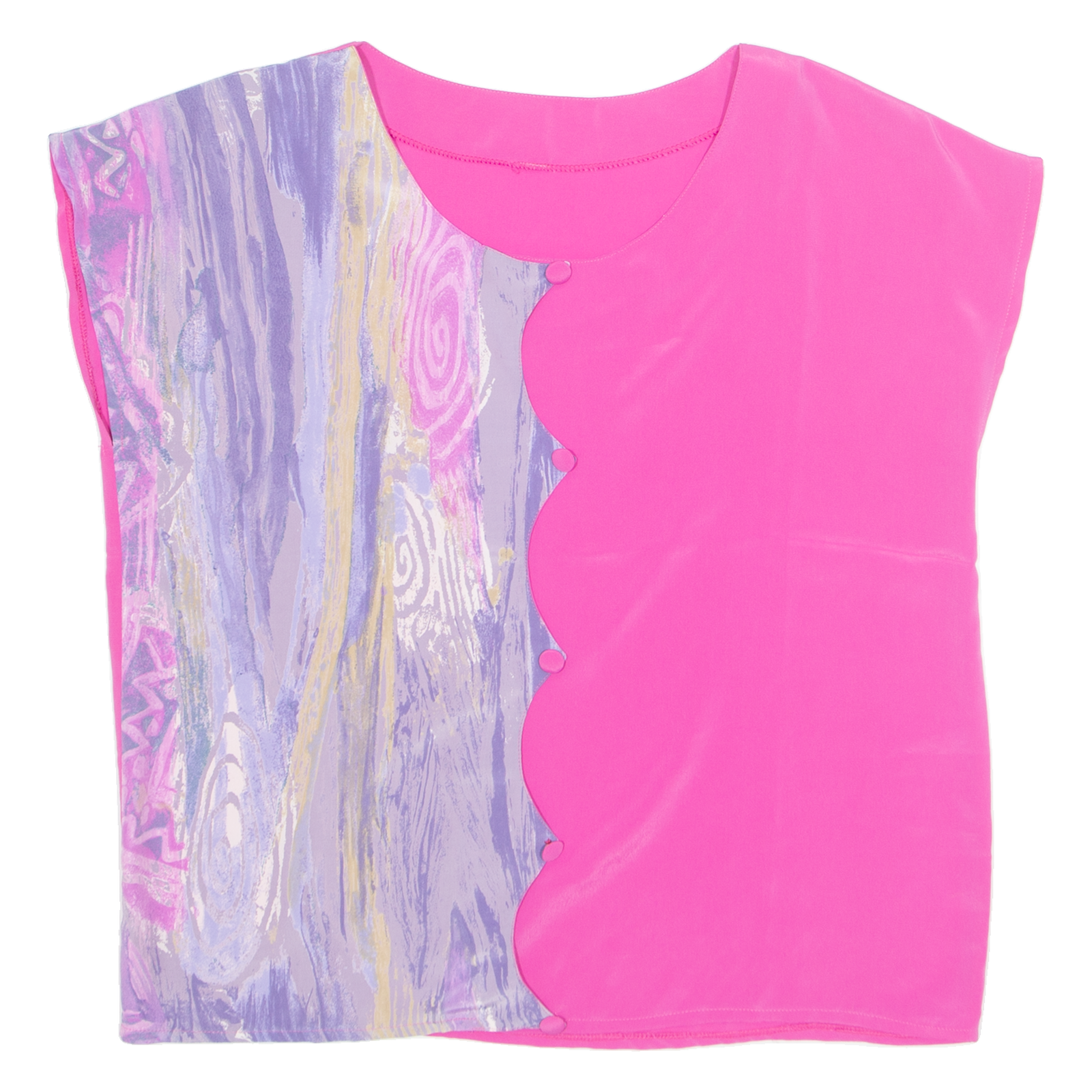 Buy Womens Printed Blouse Pink Sleeveless Crazy Pattern M Refurbished - $16.89 Womens Printed Blouse Pink Sleeveless Crazy Pattern M Refurbished - N/A refurbished available on Cerqular