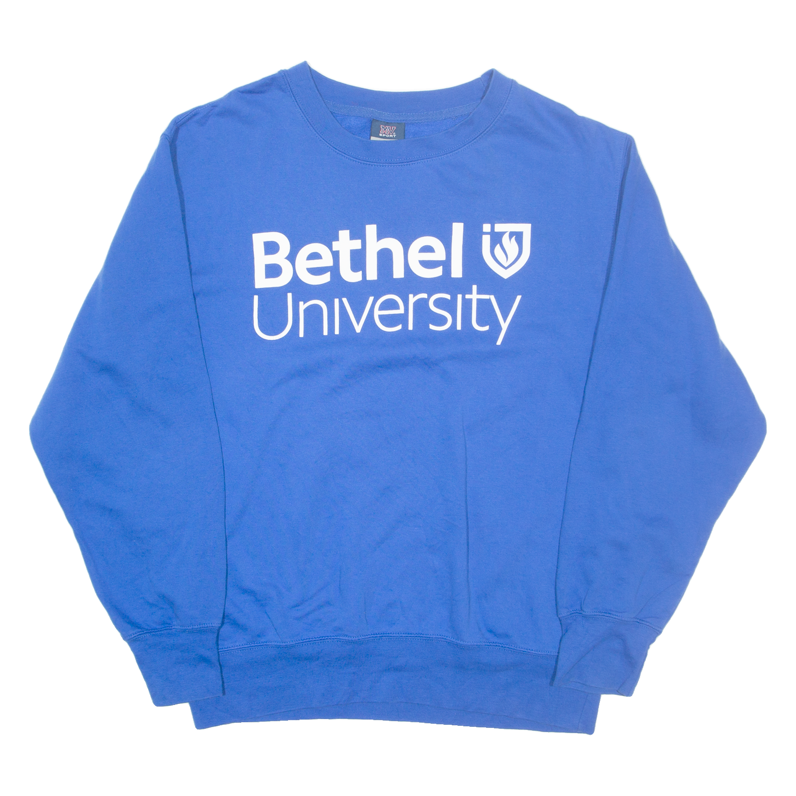 MV SPORT Bethel University Mens Sweatshirt Blue USA L Refurbished - N/A refurbished available on Cerqular