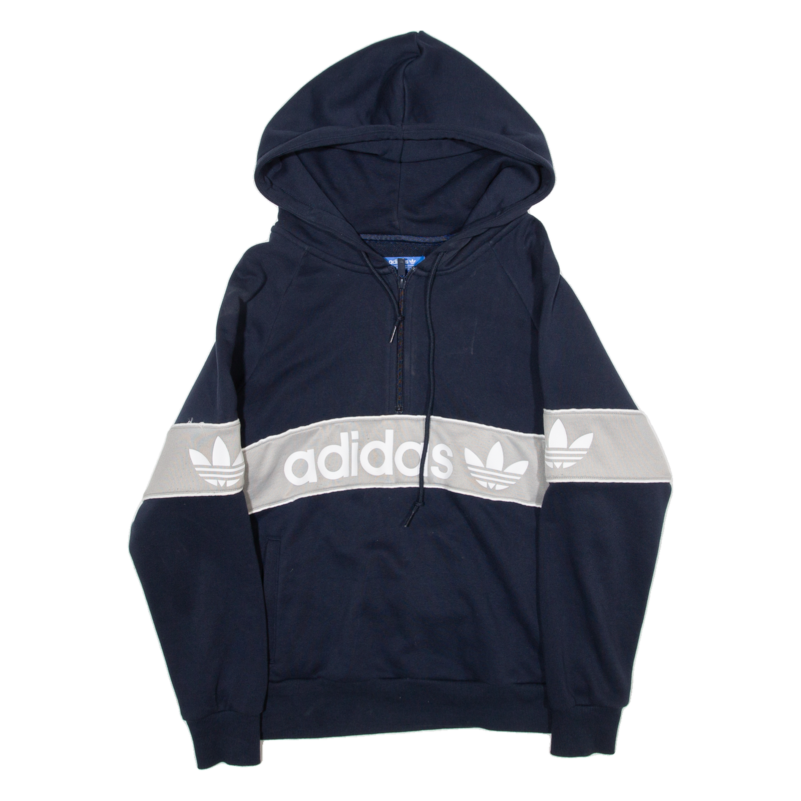 ADIDAS Womens Blue Hoodie UK 12 Refurbished - N/A refurbished available on Cerqular