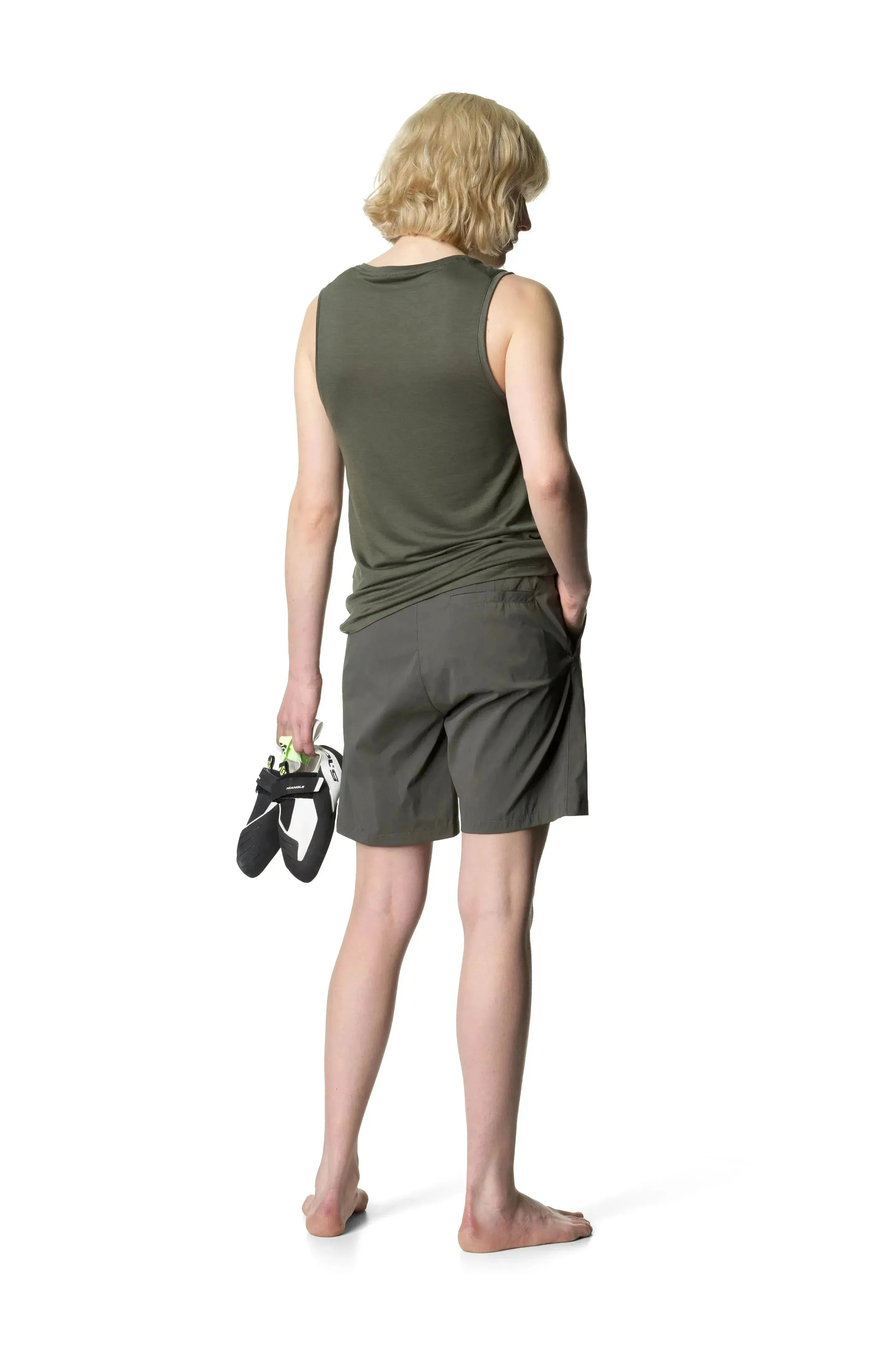 Buy W's Wadi Shorts | Color: baremark green | Size: S Refurbished - $100.00 W's Wadi Shorts | Color: baremark green | Size: S Refurbished - Houdini Sportswear refurbished available on Cerqular