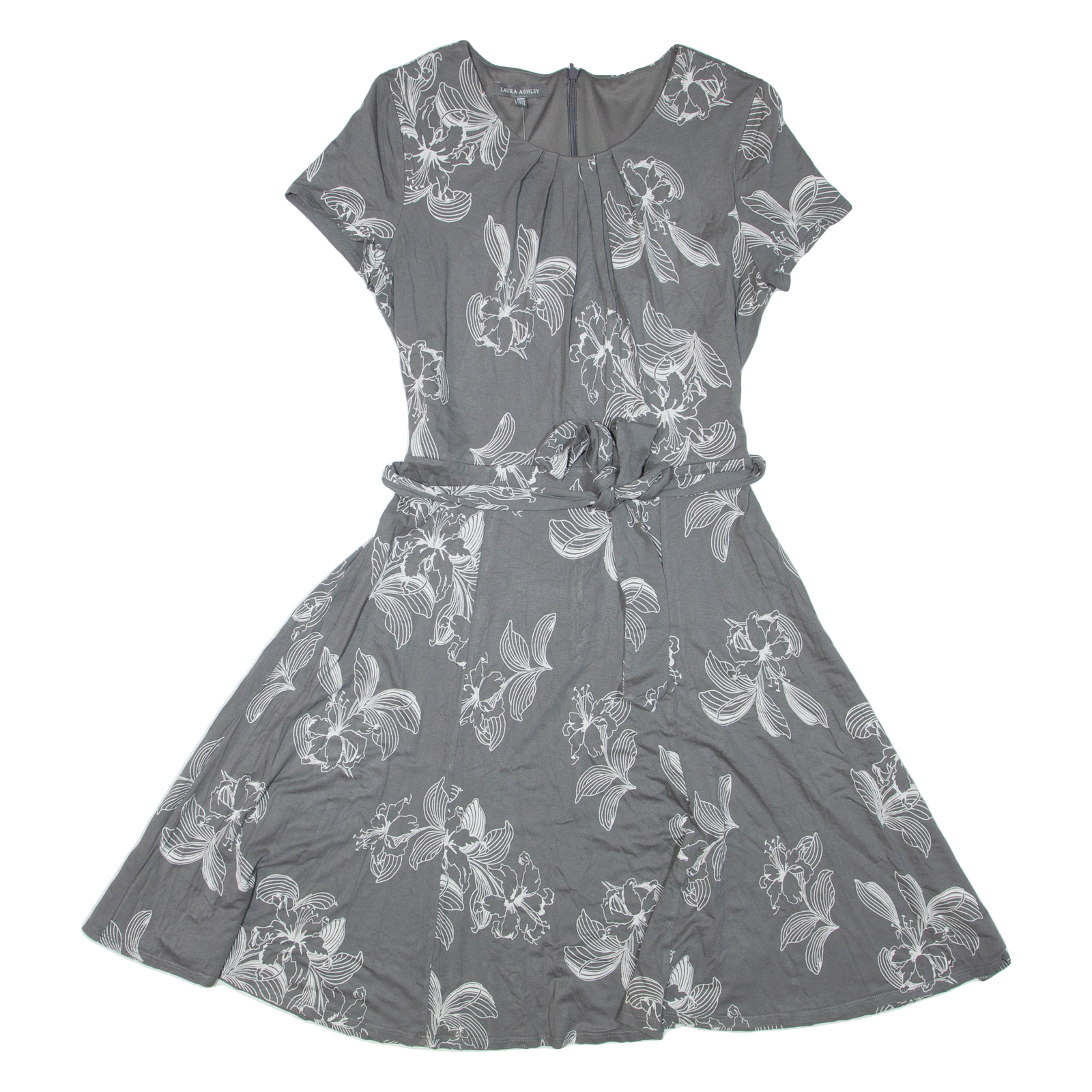 Buy LAURA ASHLEY Womens Day Dress Grey Viscose Floral Short Sleeve Knee Length UK 12 Refurbished - $50.69 LAURA ASHLEY Womens Day Dress Grey Viscose Floral Short Sleeve Knee Length UK 12 Refurbished - N/A refurbished available on Cerqular