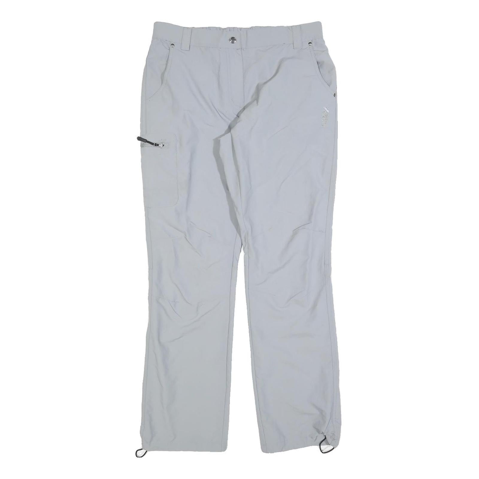 CRIVIT Womens Polyester Blend Grey Regular Fit Straight Leg Trousers W30 L30 Refurbished - N/A refurbished available on Cerqular