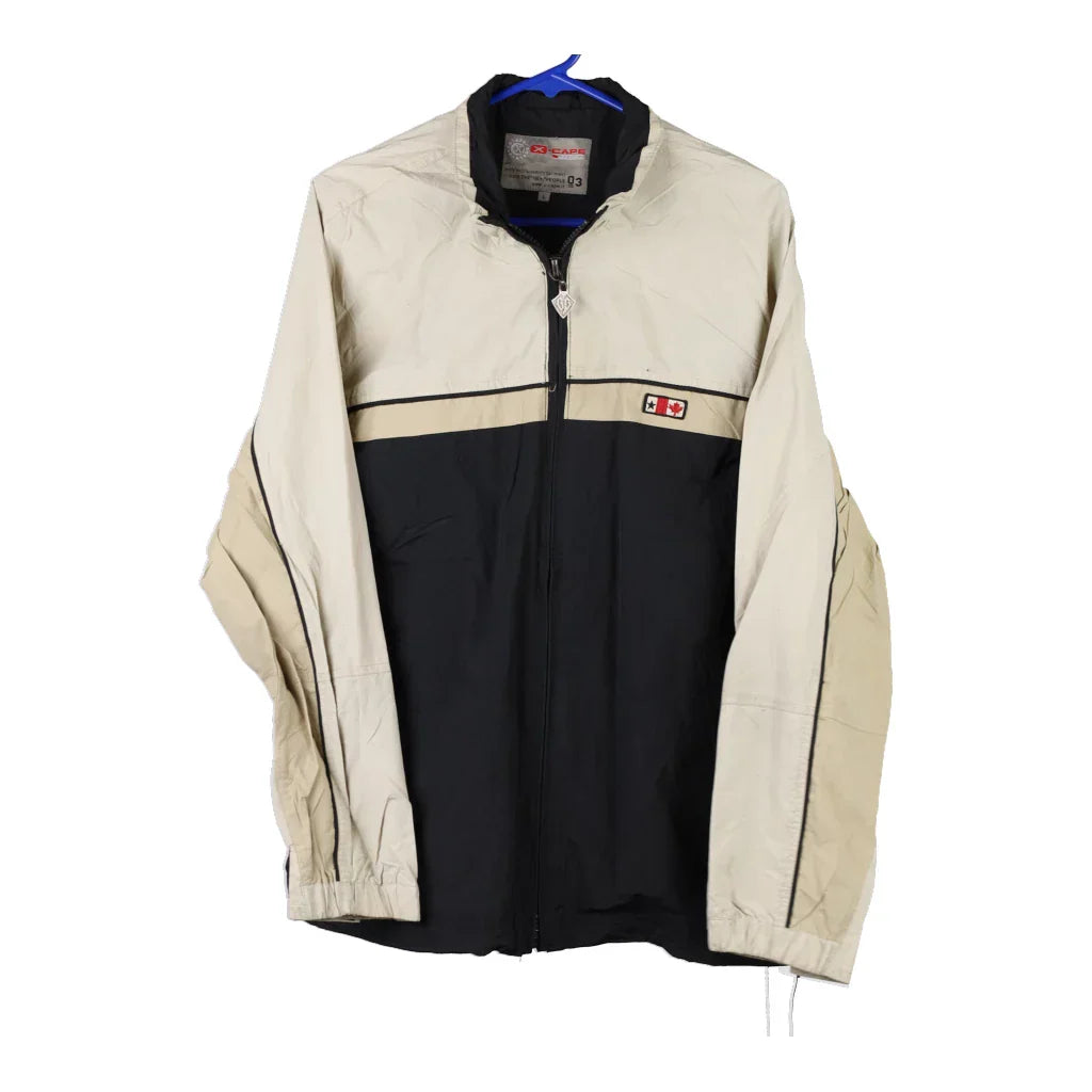 X-Cape Windbreaker - Large Block Colour Nylon Refurbished - Thrifted (note: this is a term often used to describe second- refurbished available on Cerqular
