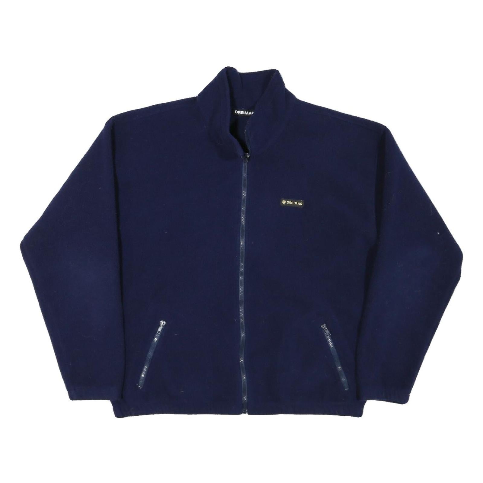 DREMIAR Womens Navy Blue Jacket XL Polyester Blend Plain Zip Casual Comfort Refurbished - N/A refurbished available on Cerqular