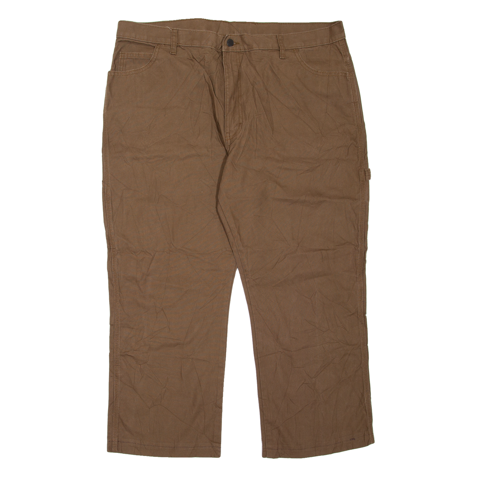 DICKIES Carpenter Workwear Mens Jeans Brown Regular Straight W40 L26 Refurbished - N/A refurbished available on Cerqular