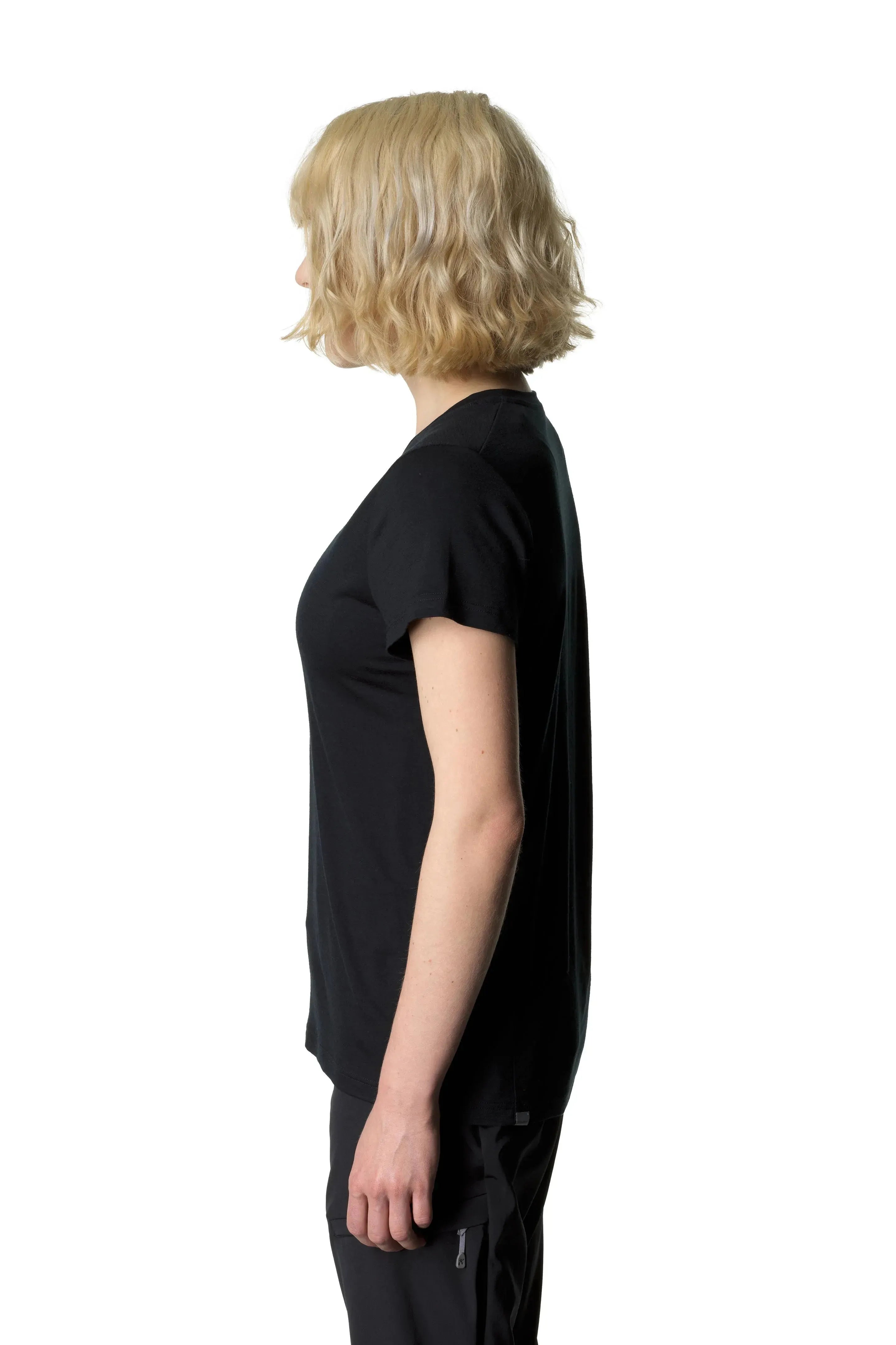 W's Desoli Tee | Color: true black | Size: XXS Refurbished - Houdini Sportswear refurbished available on Cerqular