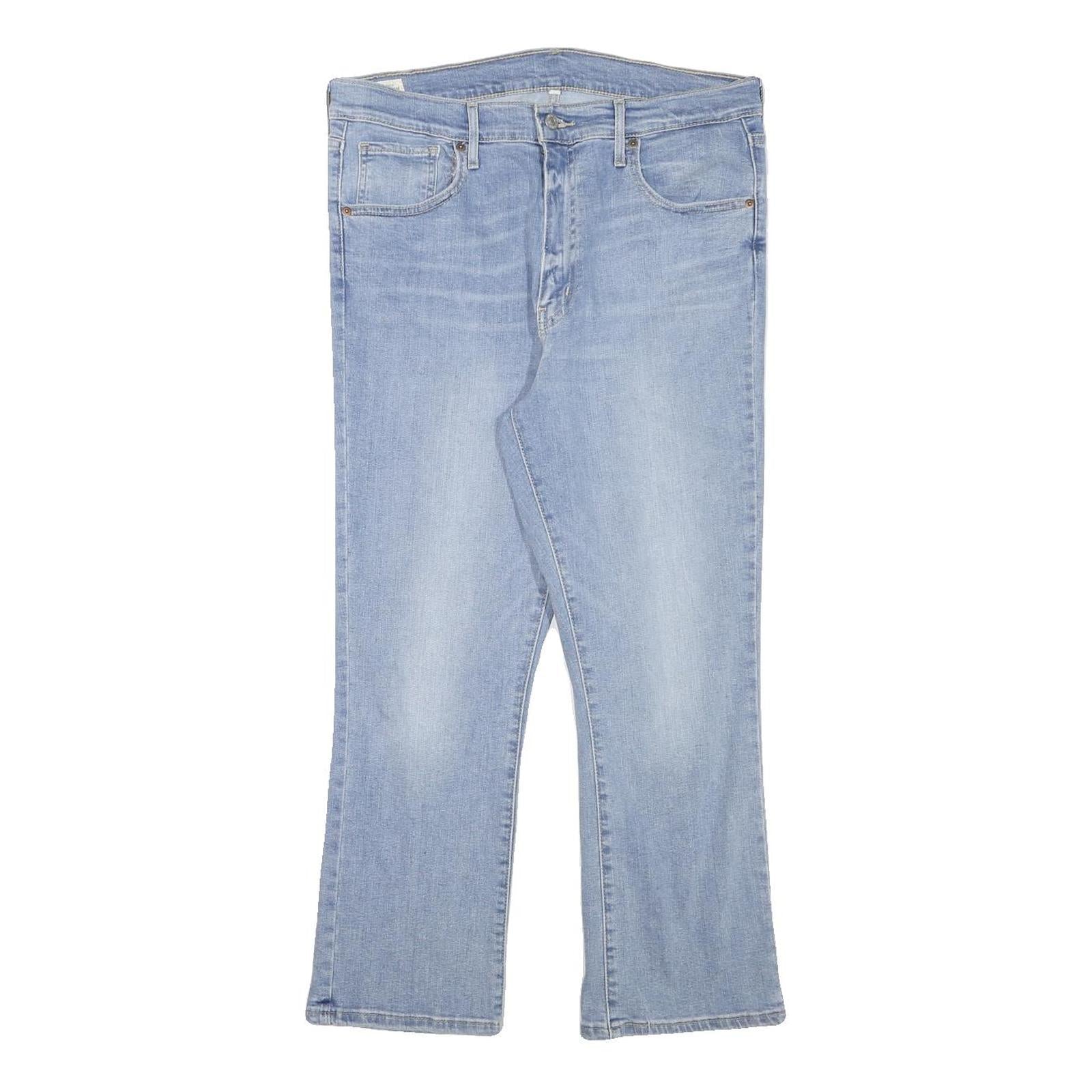 LEVI'S Womens Regular Fit Light Blue Denim Jeans W32 L24 Cotton Blend Zip Refurbished - N/A refurbished available on Cerqular