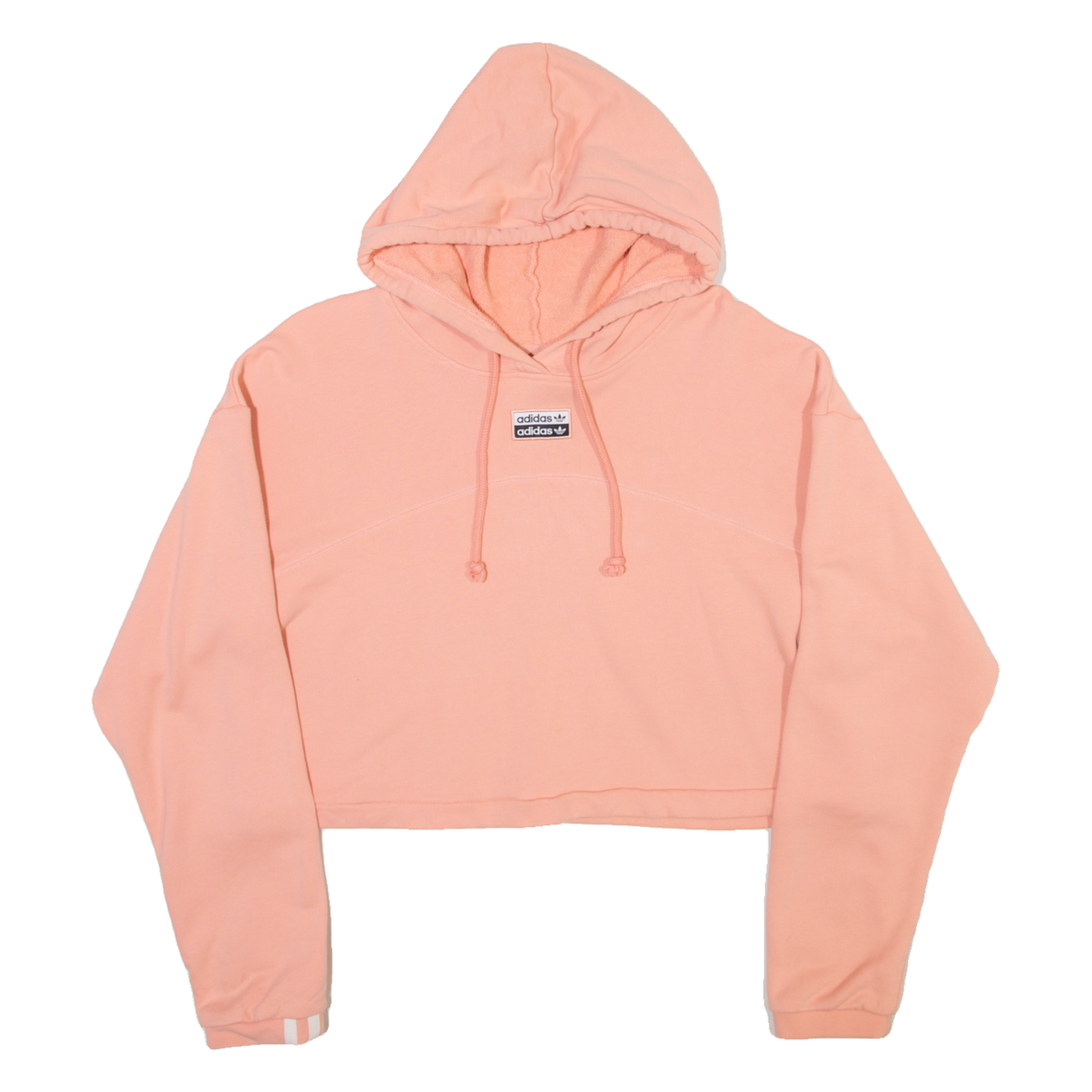 ADIDAS ORIGINALS Cropped Womens Pink Hoodie UK 12 Refurbished - N/A refurbished available on Cerqular