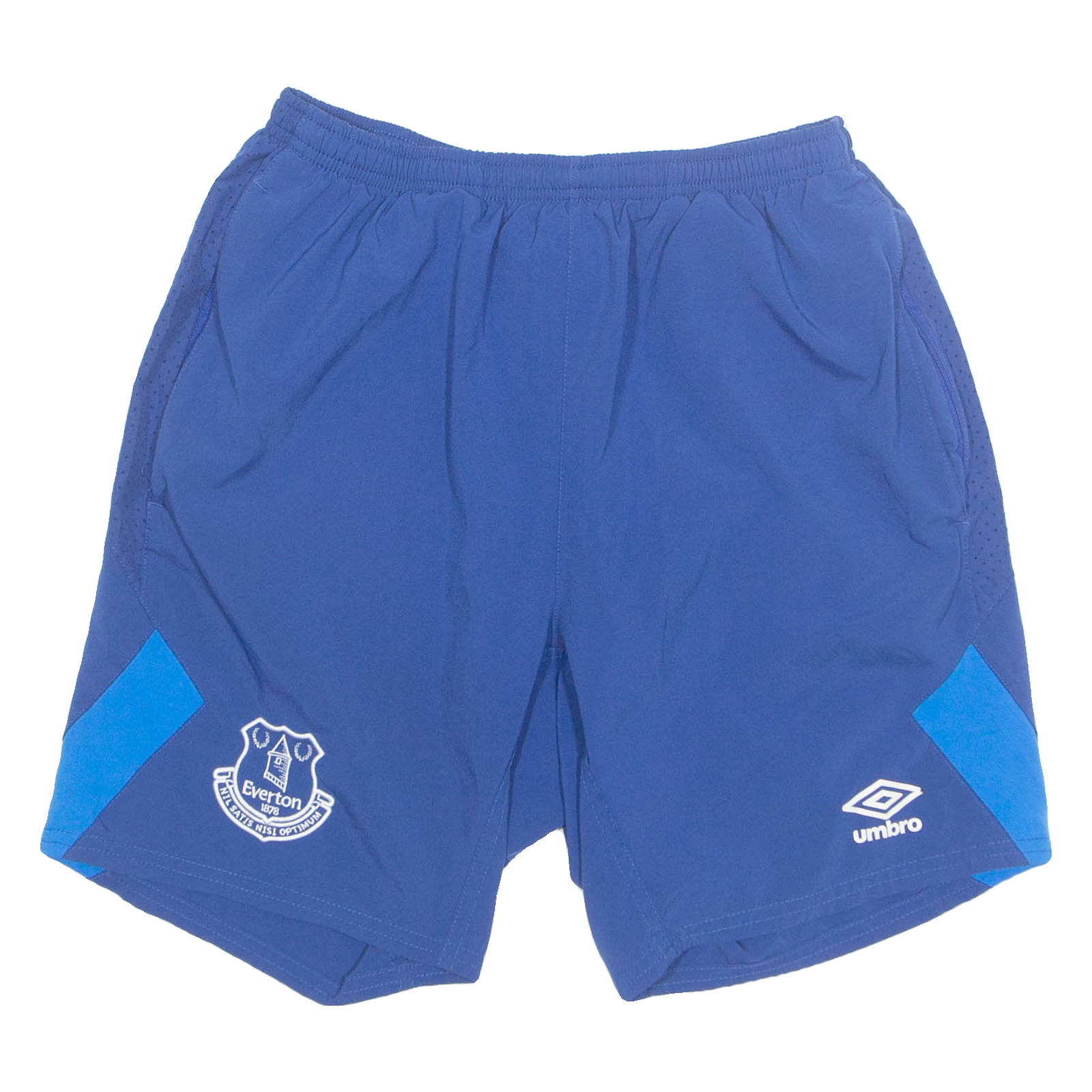 UMBRO Mesh Lined Everton FC Mens Sports Shorts Blue S W22 Refurbished - N/A refurbished available on Cerqular