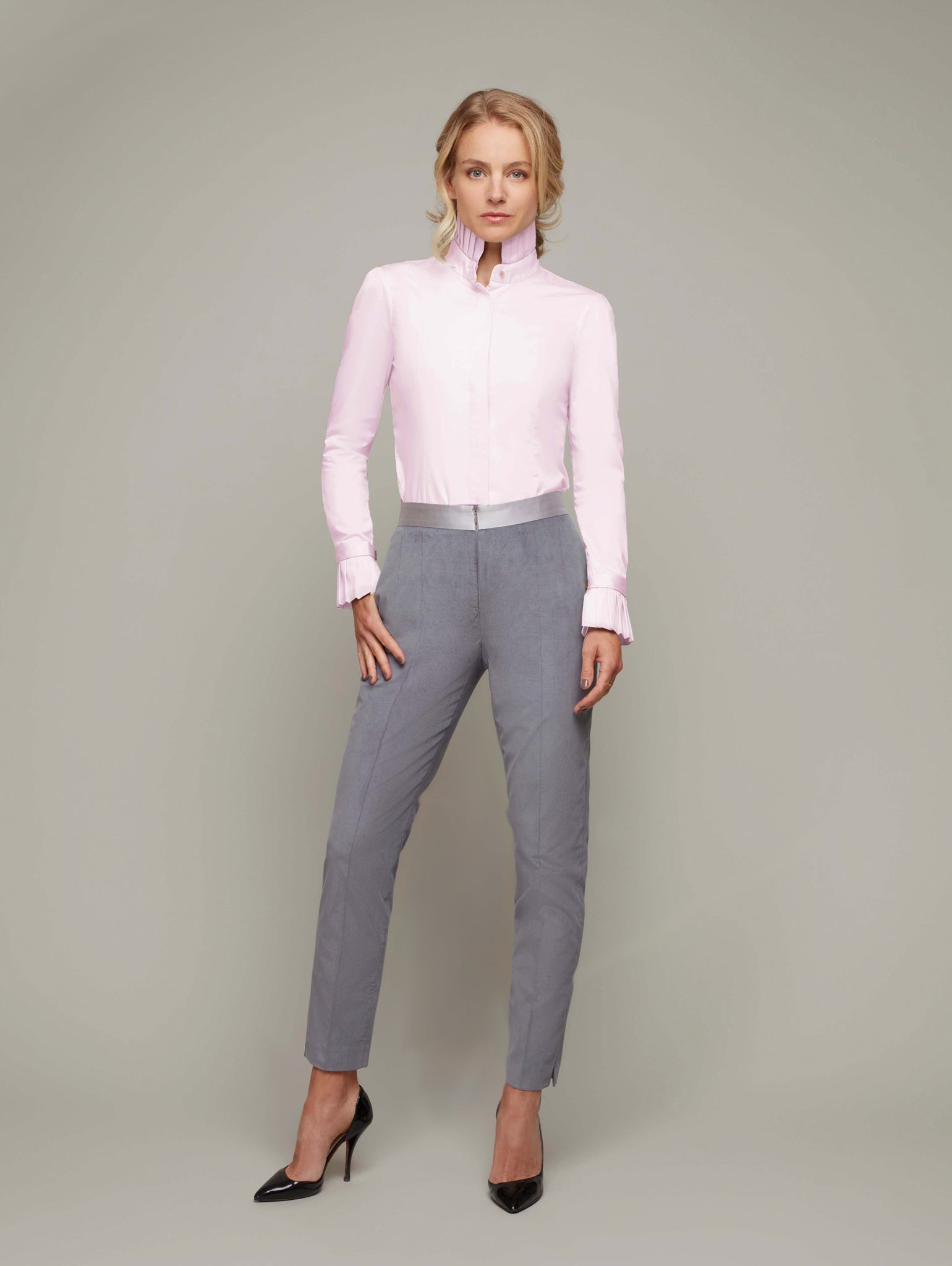 CORINTHIAN | Fan-Collar Shirt | Colour: Quartz Pink | Size: L Refurbished - N/A refurbished available on Cerqular