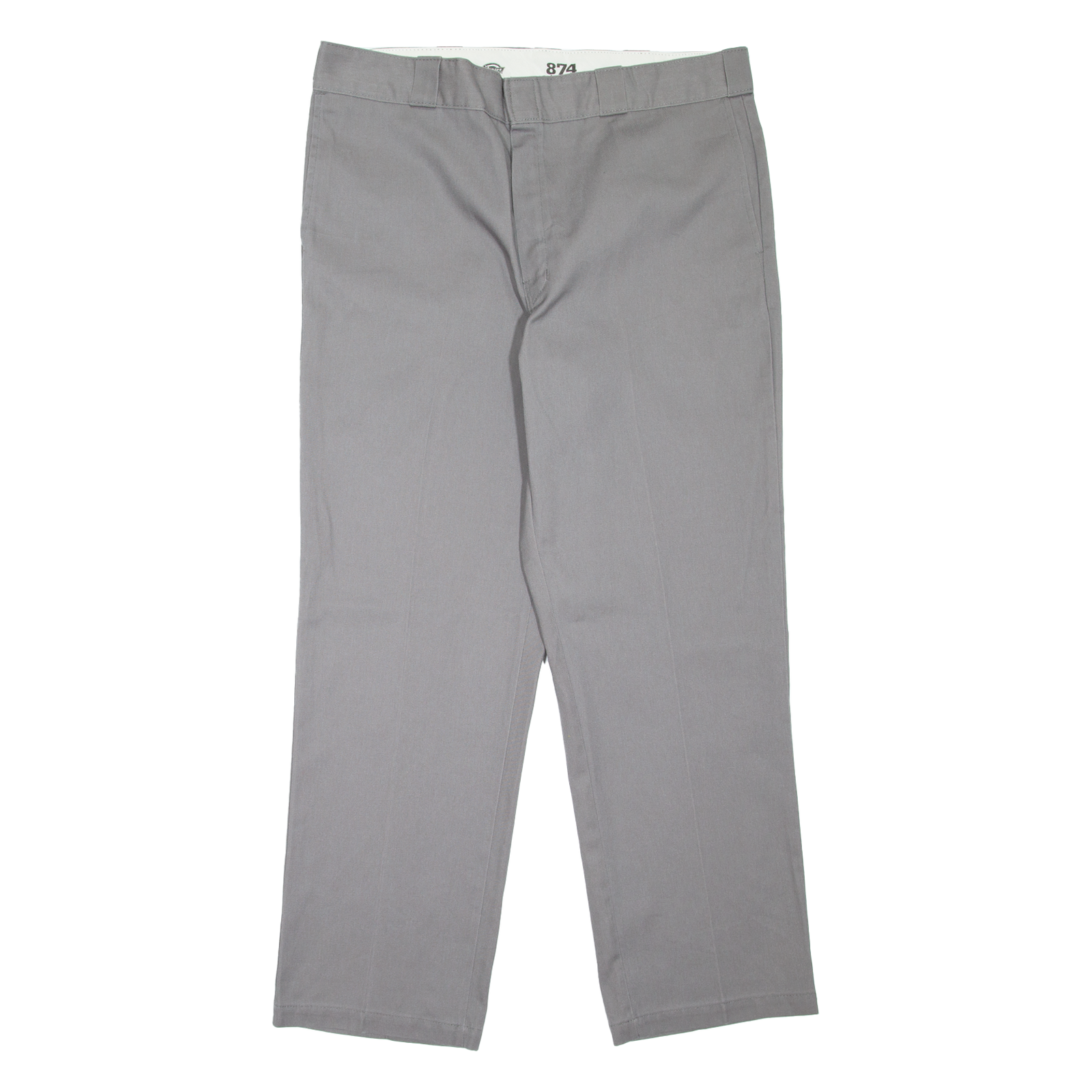 DICKIES 874 Workwear Mens Trousers Grey Regular Straight W38 L29 Refurbished - N/A refurbished available on Cerqular