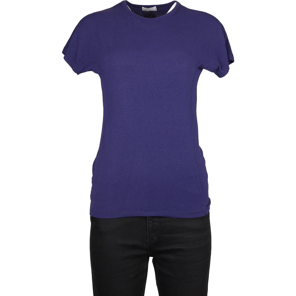 Buy Versace T-Shirt - Medium Navy Cotton Blend Refurbished - $26.12 Versace T-Shirt - Medium Navy Cotton Blend Refurbished - Thrifted (note: this is a term often used to describe second- refurbished available on Cerqular