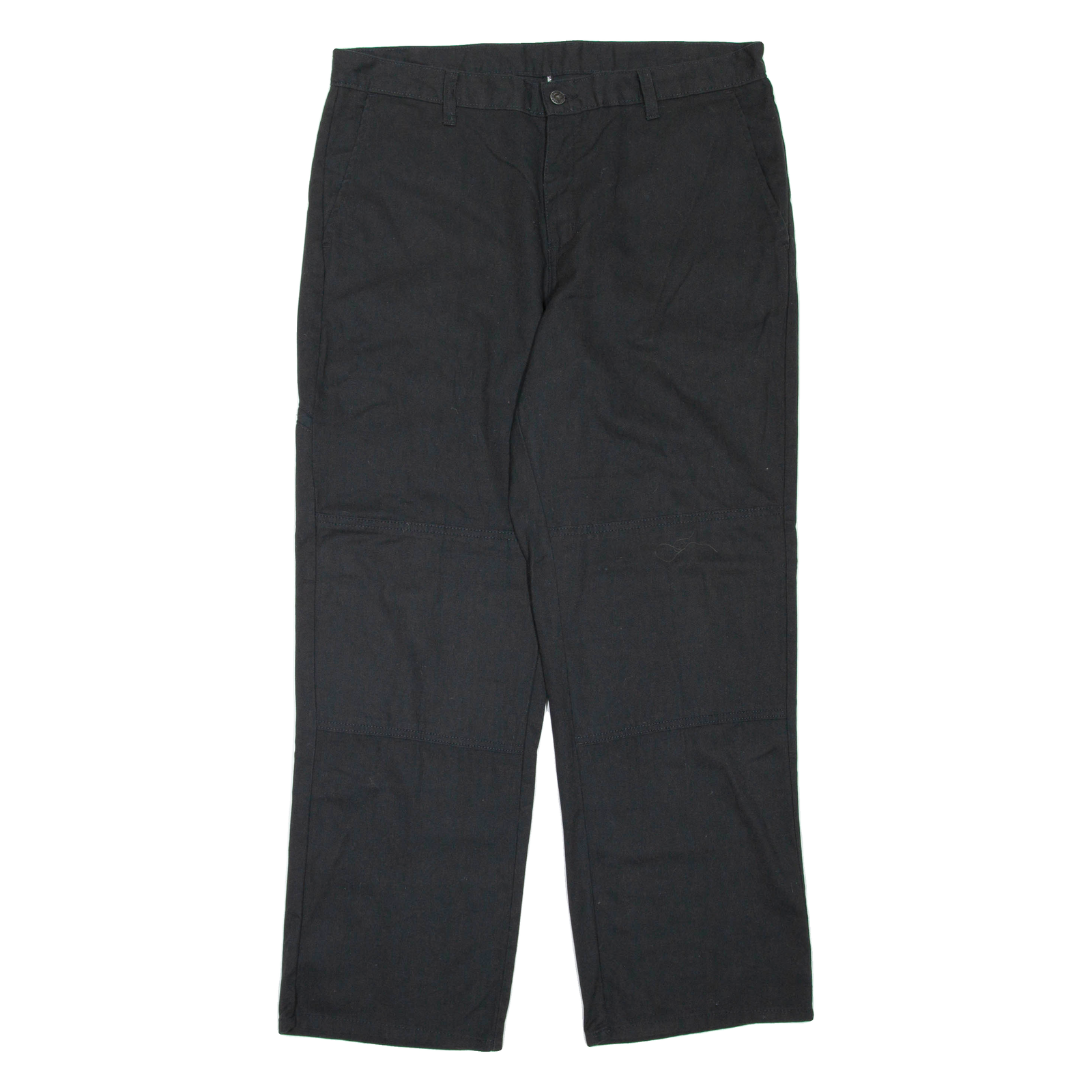 DICKIES Mens Trousers Black Regular Straight W36 L30 Refurbished - N/A refurbished available on Cerqular