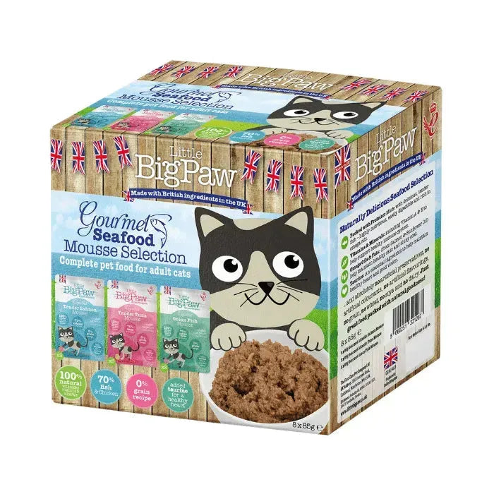 Gourmet Seafood Mousse Selection | Välj storlek: 1x8 Refurbished - Buddy Pet Foods refurbished available on Cerqular