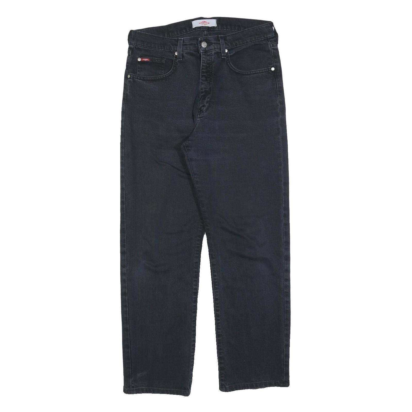LEE COOPER Mens Black Regular Fit Straight Denim Jeans W33 L30 Classic Cotton Refurbished - N/A refurbished available on Cerqular
