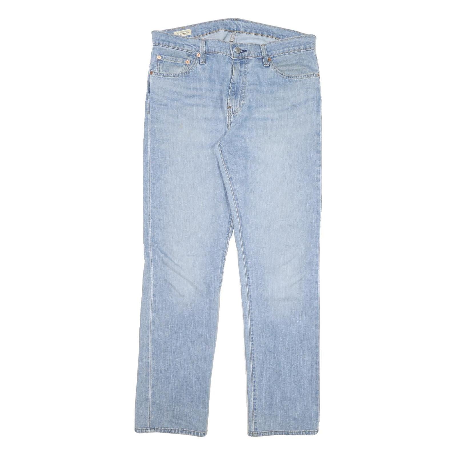 LEVI'S 511 Slim Mens Jeans Light Blue Slim Straight Denim Medium W33 L31 Zip Refurbished - N/A refurbished available on Cerqular