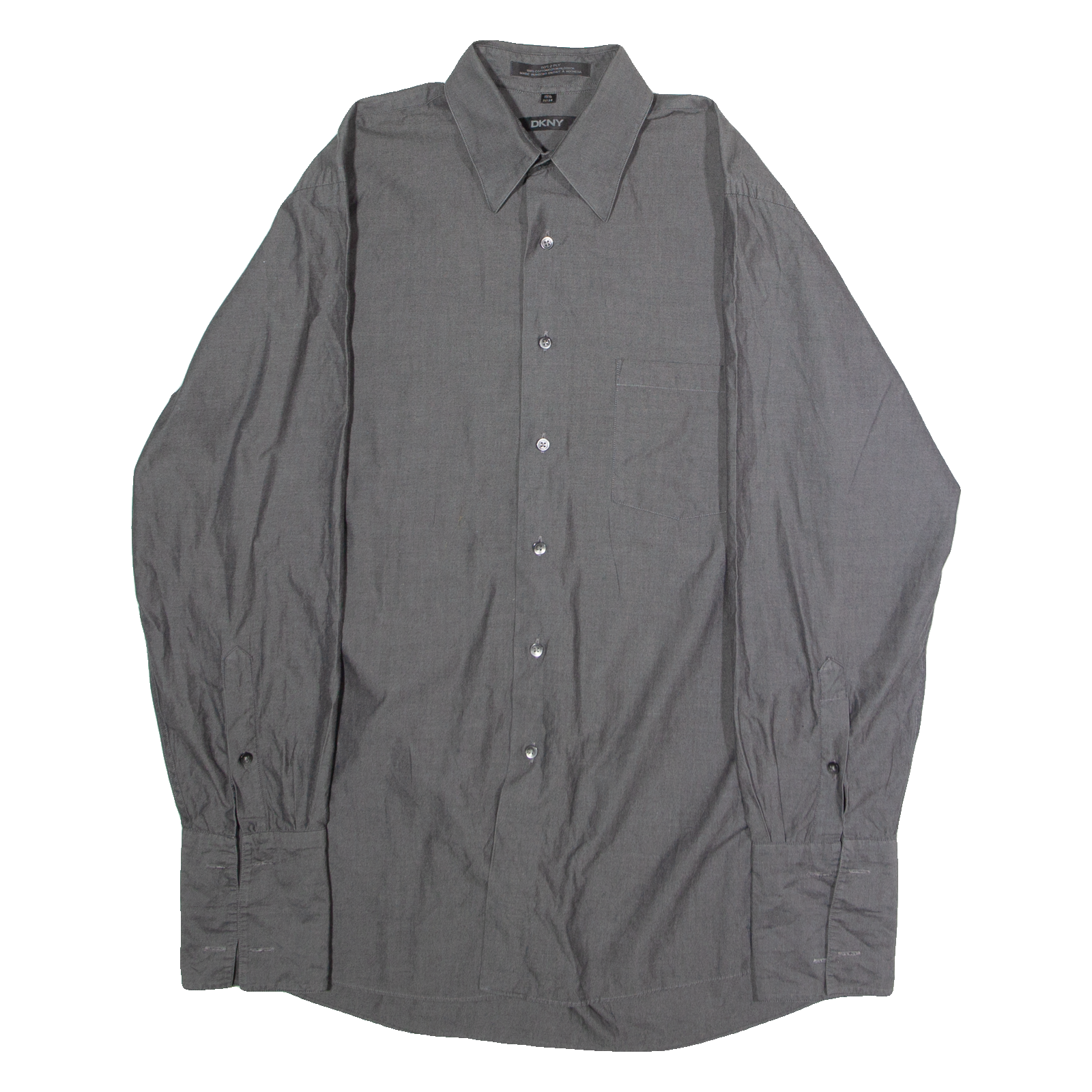 Buy DKNY Mens Formal Shirt Grey Long Sleeve L Refurbished - $28.59 DKNY Mens Formal Shirt Grey Long Sleeve L Refurbished - N/A refurbished available on Cerqular